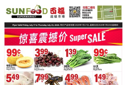 Sunfood Supermarket Flyer July 17 to 23