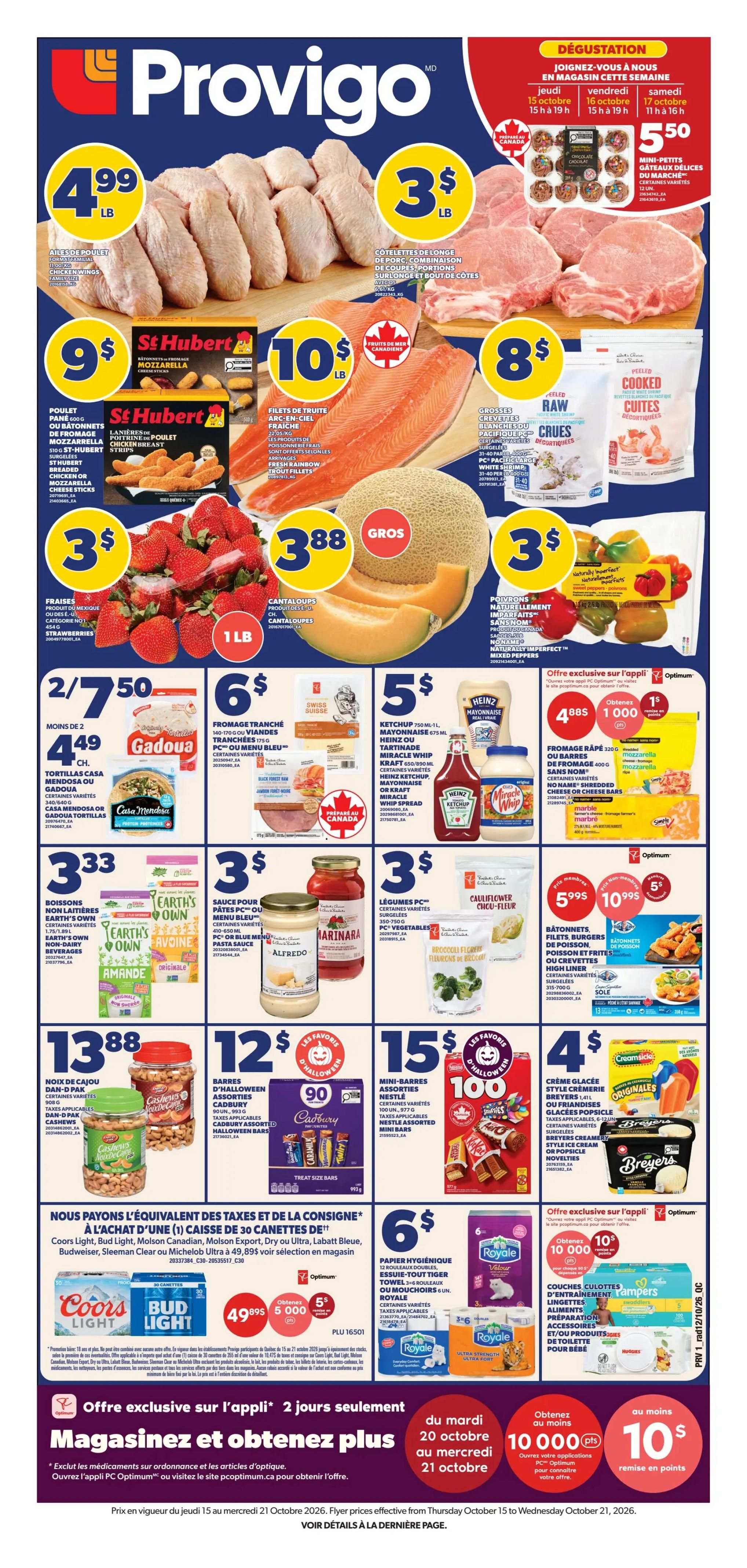 Provigo Flyer October 15 to 21