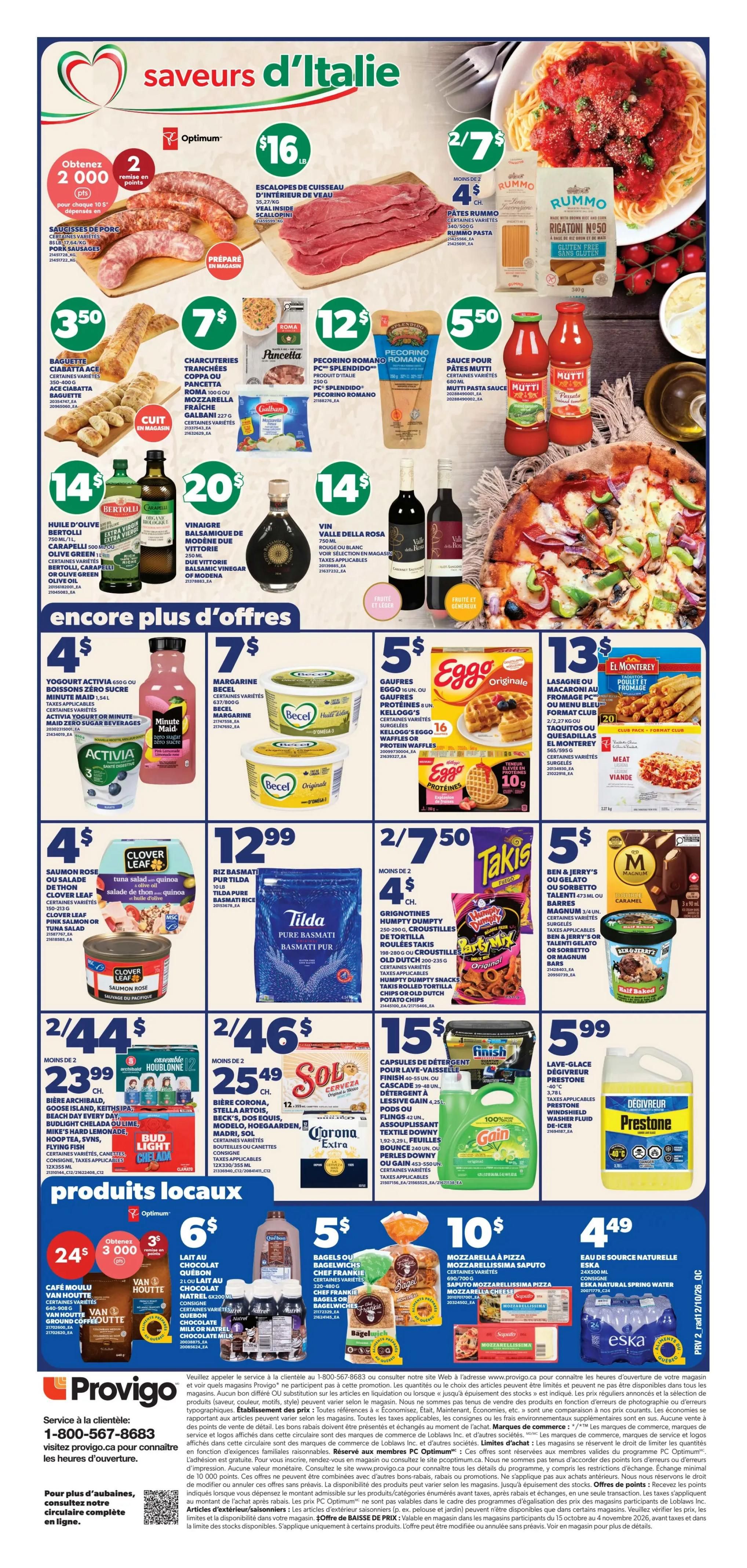 Provigo Flyer October 15 to 21