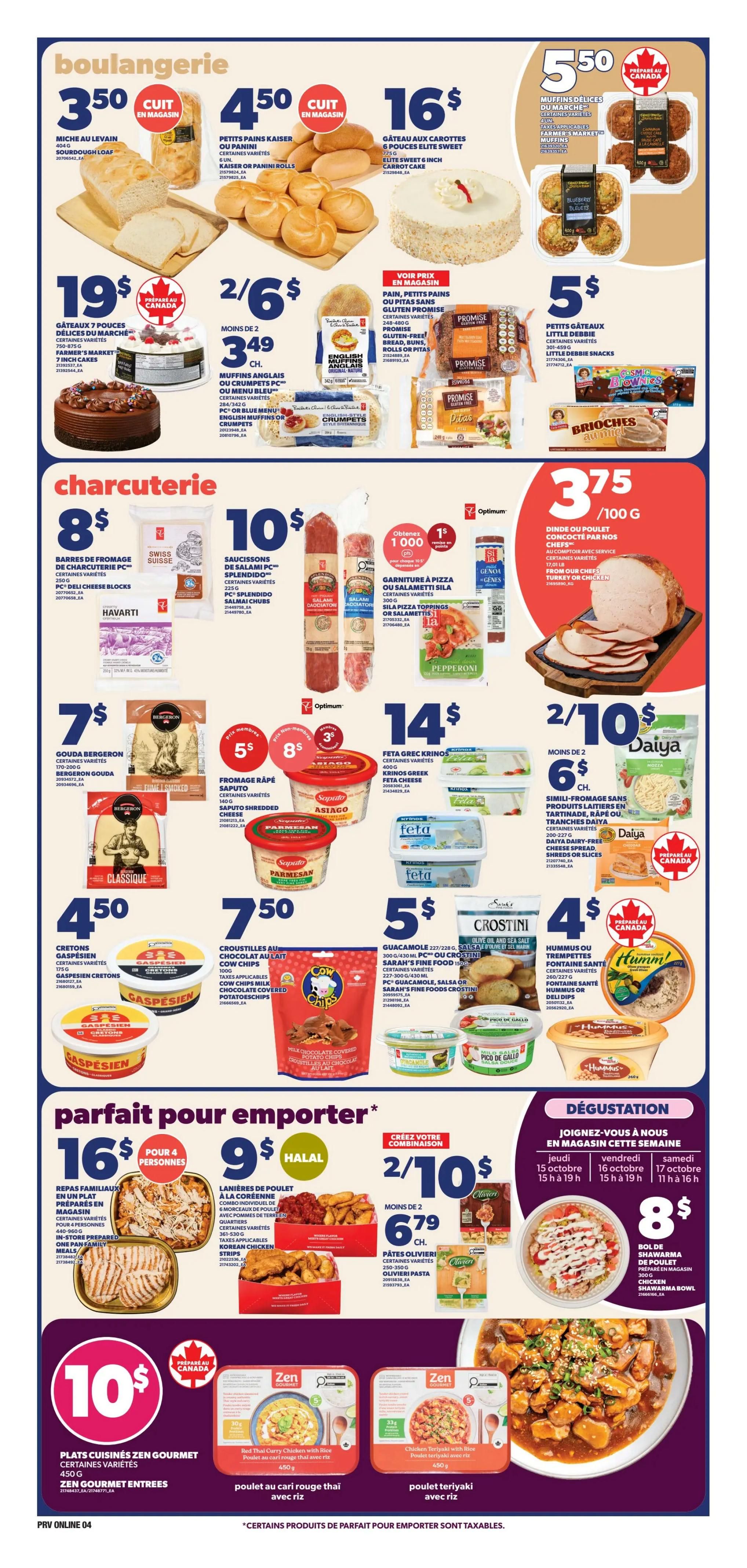 Provigo Flyer October 15 to 21