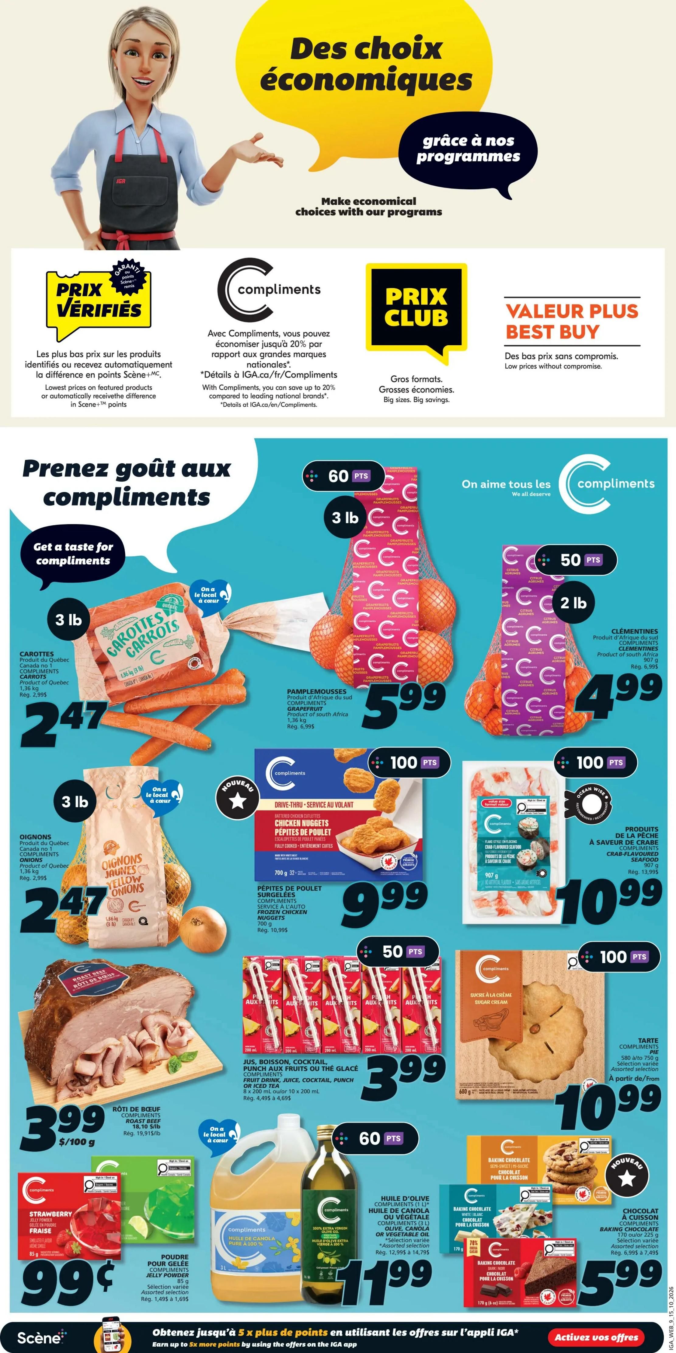 IGA (QC) Flyer October 15 to 21