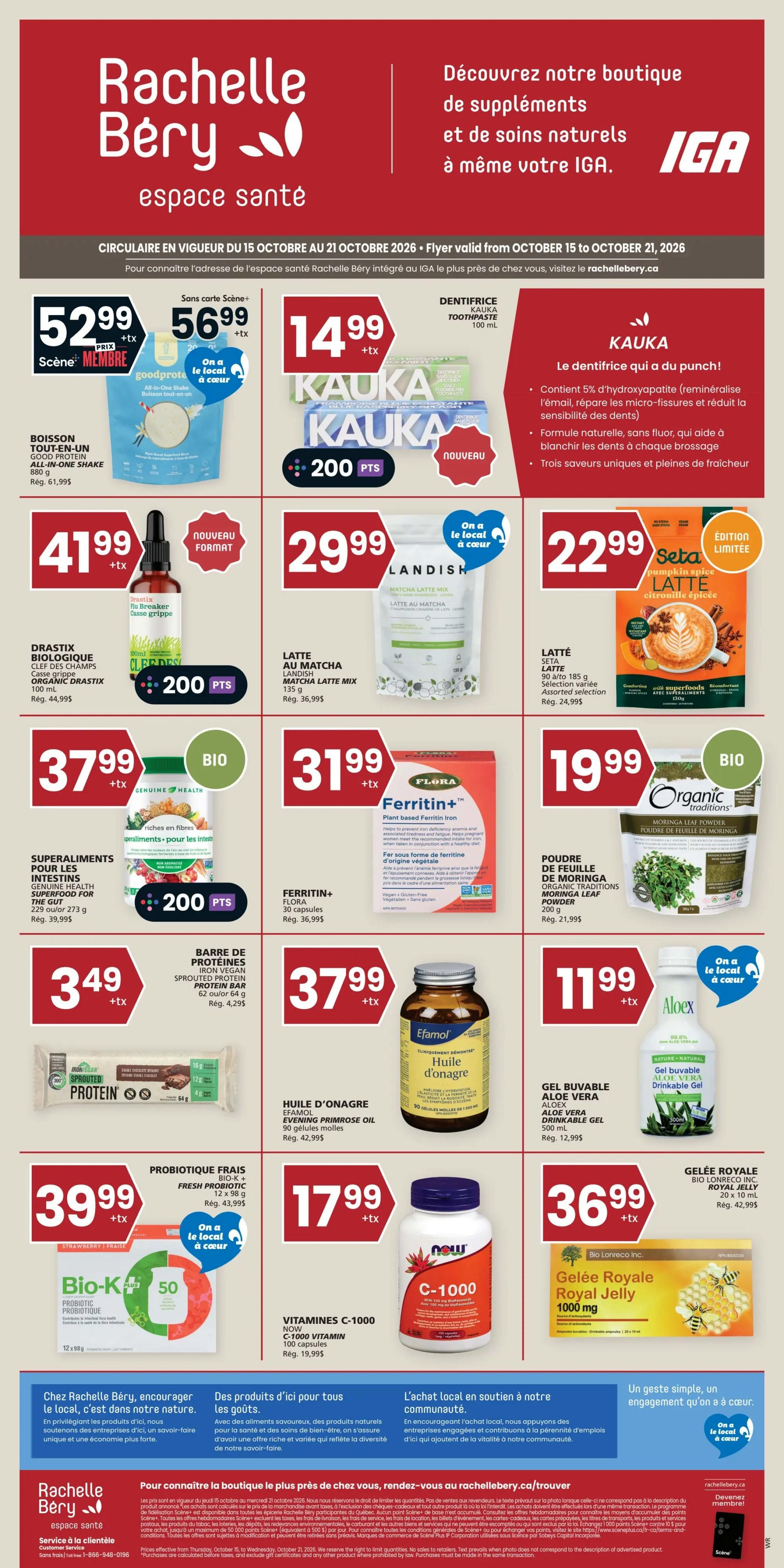IGA (QC) Flyer October 15 to 21