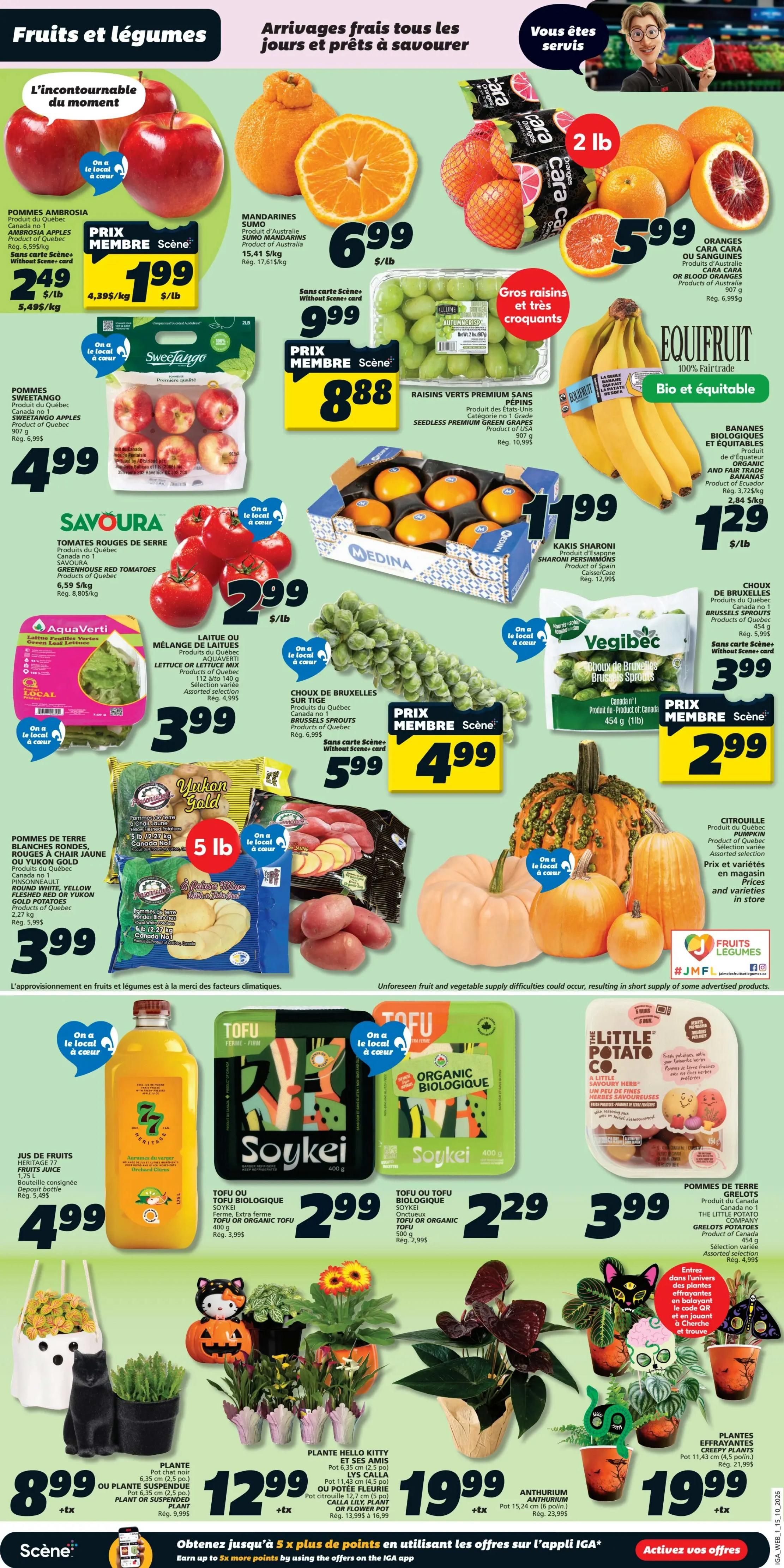 IGA (QC) Flyer October 15 to 21
