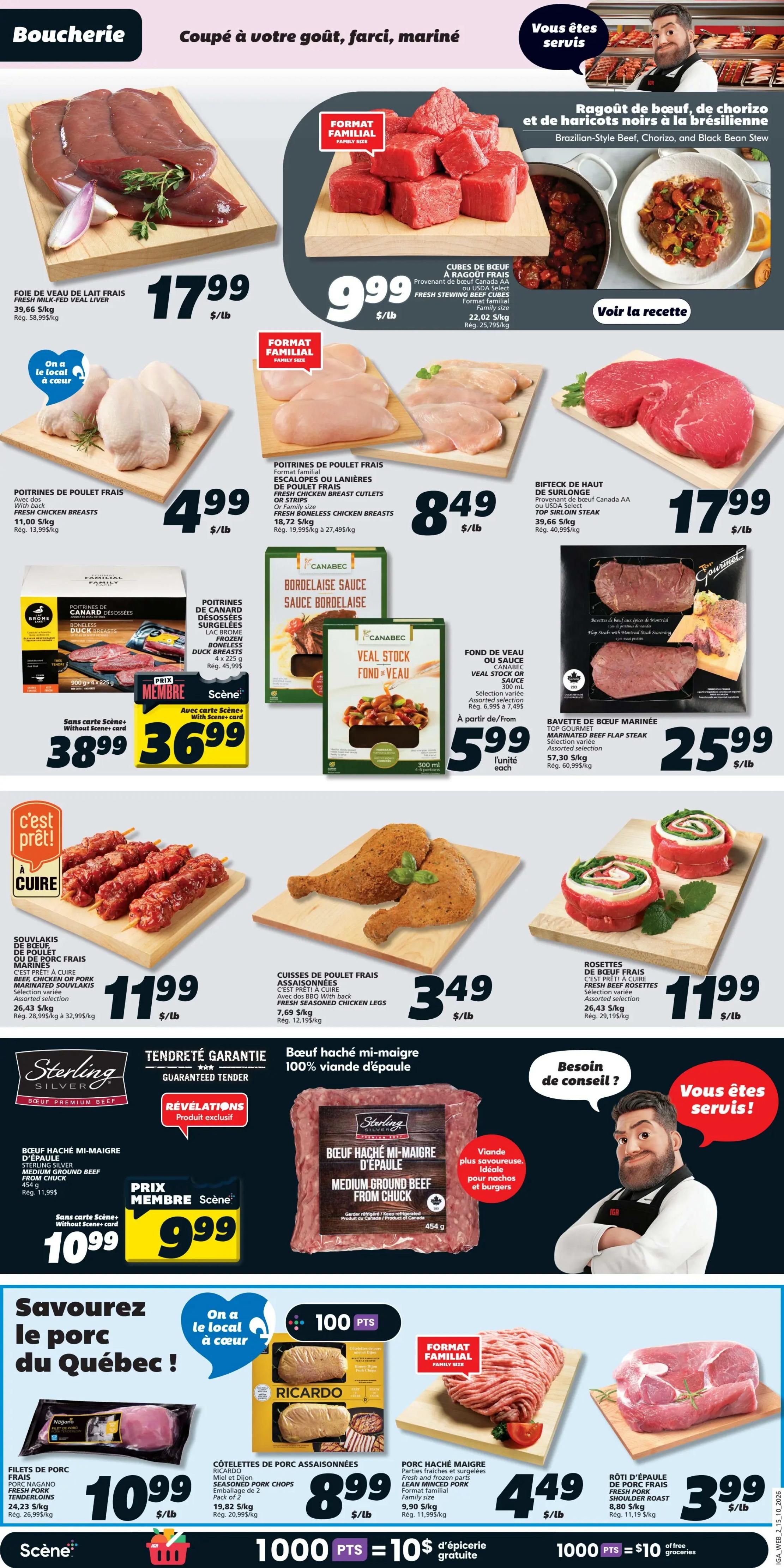 IGA (QC) Flyer October 15 to 21