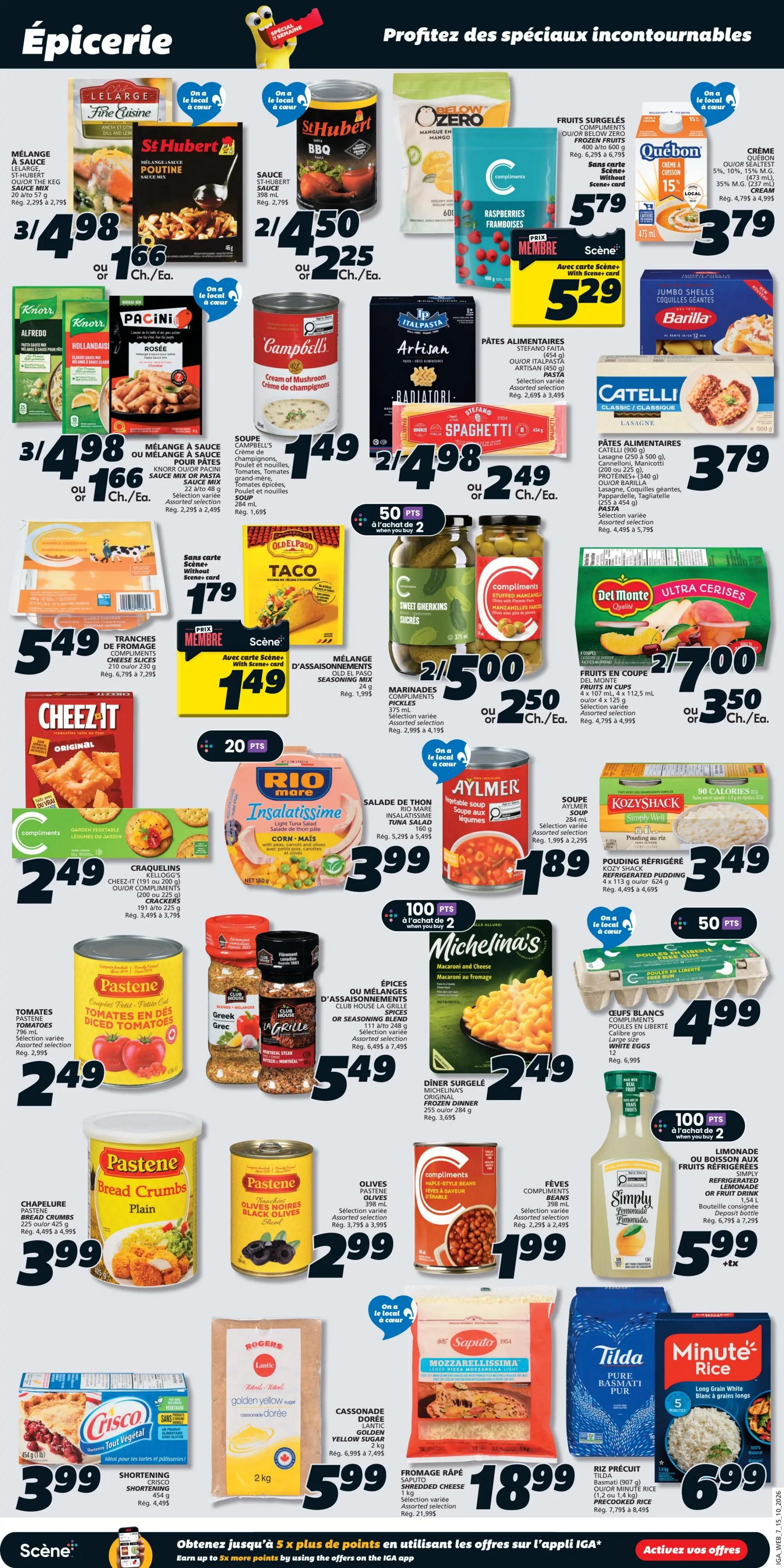 IGA (QC) Flyer October 15 to 21