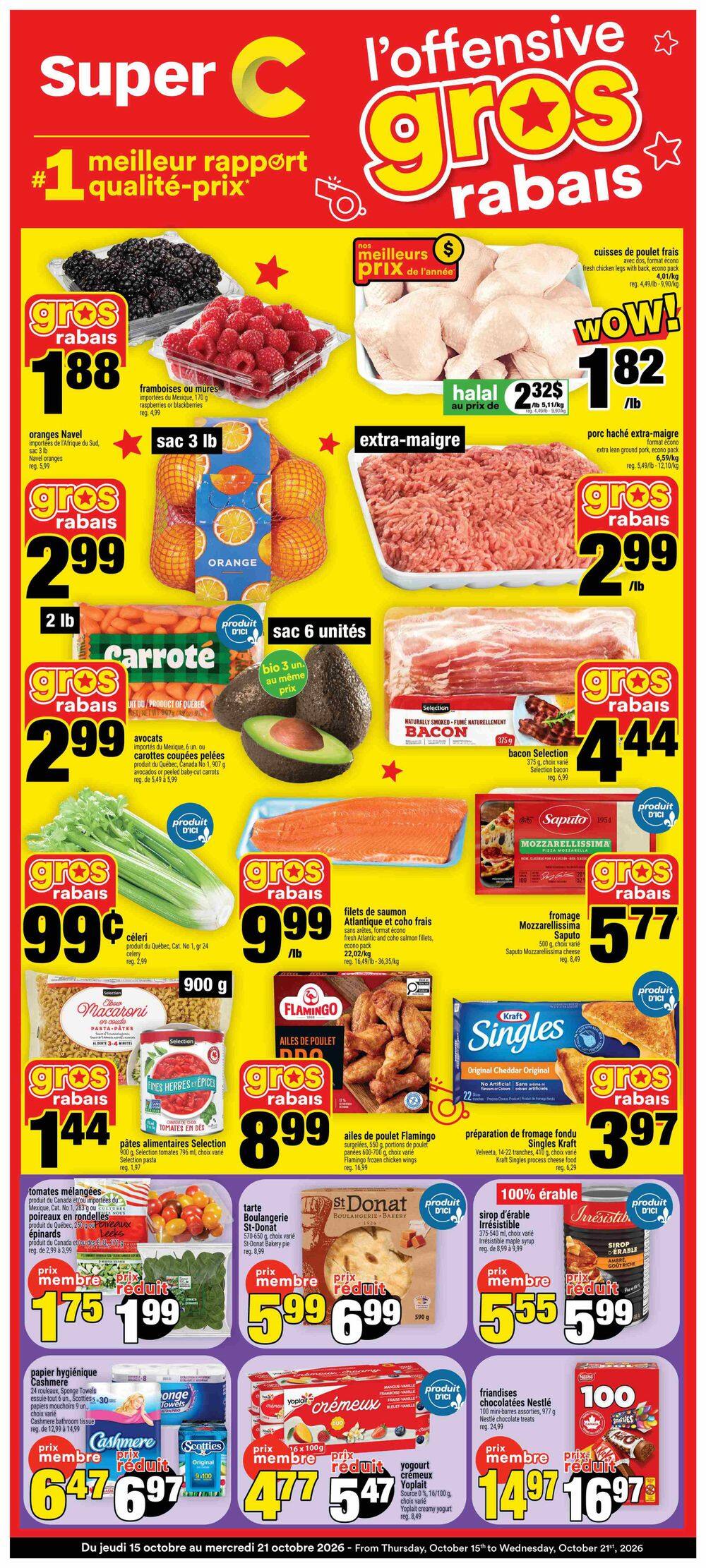 Super C Flyer October 15 to 21