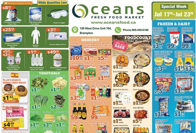 Oceans Fresh Food Market (Brampton) Flyer July 17 to 23