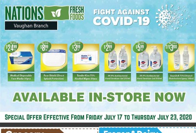 Nations Fresh Foods (Vaughan) Flyer July 17 to 23