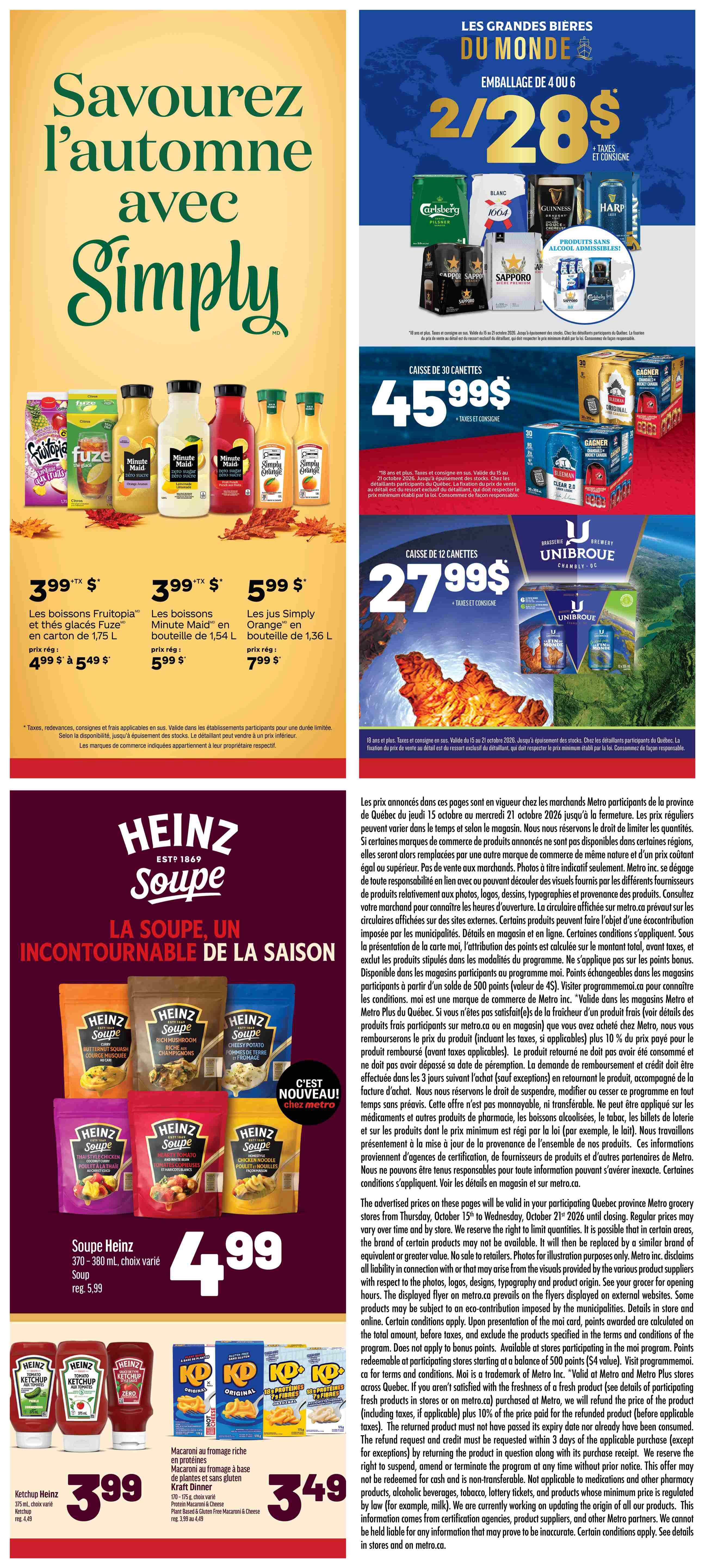 Metro (QC) Flyer October 15 to 21