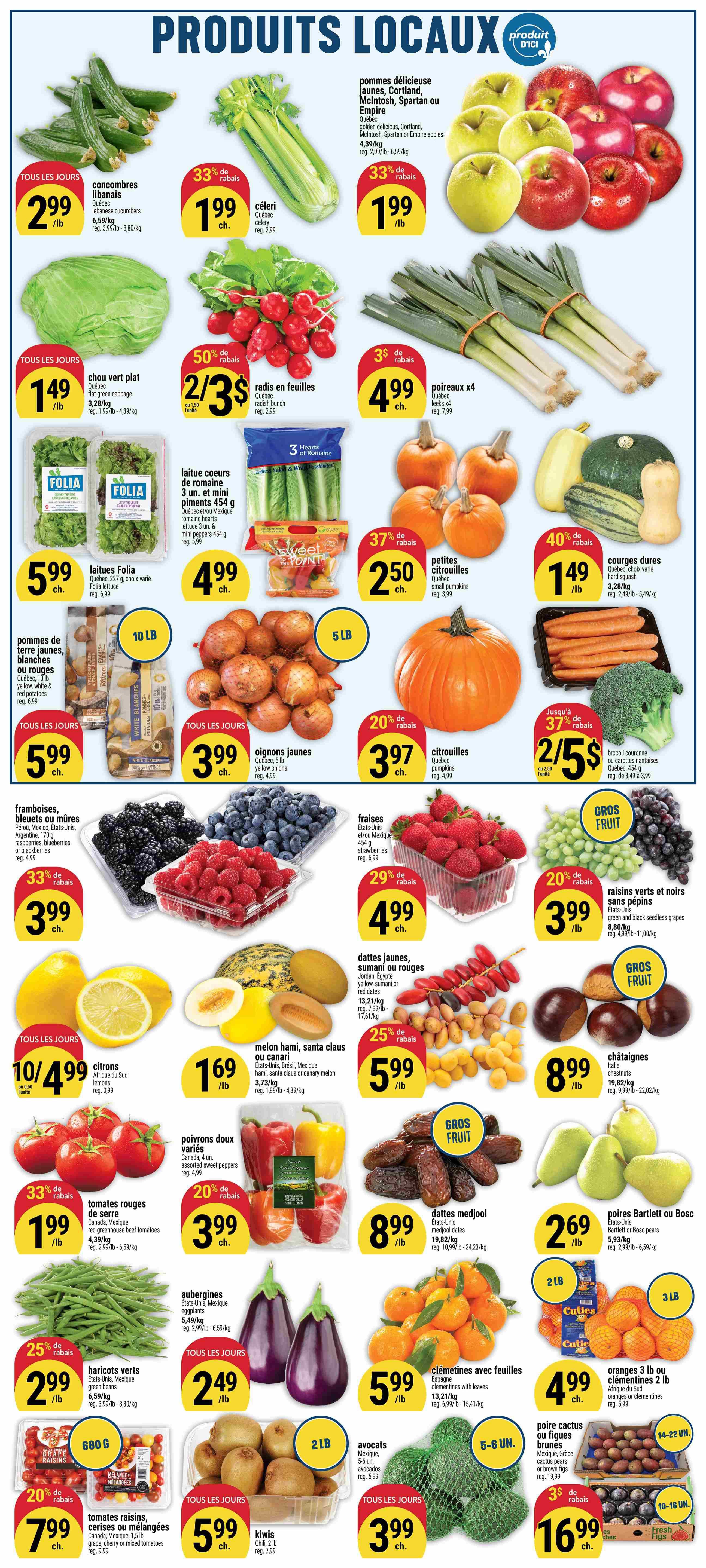 Adonis (QC) Flyer October 15 to 21