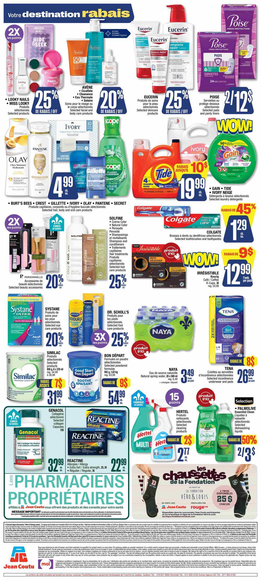 Jean Coutu Flyer October 15 to 21