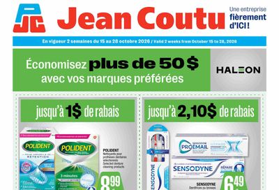 Jean Coutu Flyer October 15 to 28
