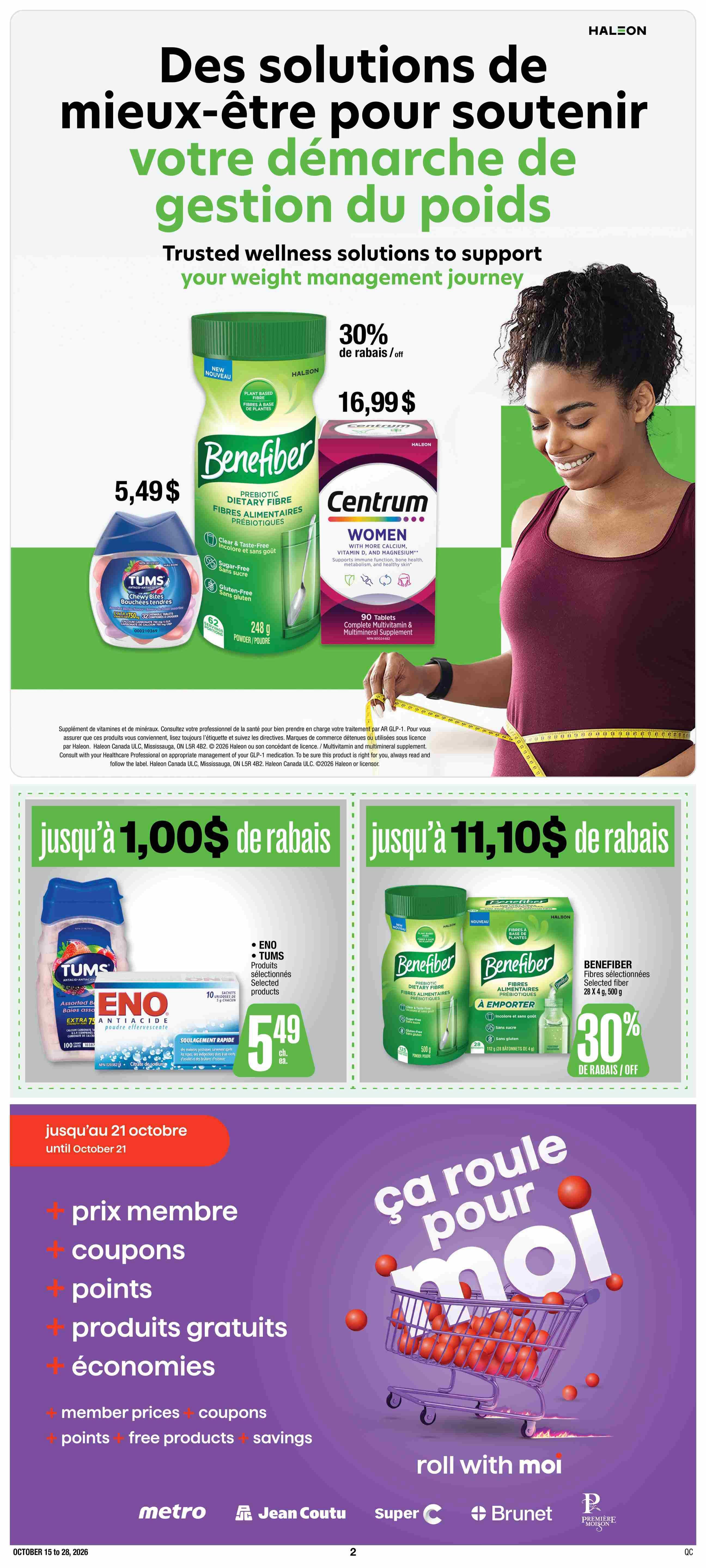 Jean Coutu Flyer October 15 to 28