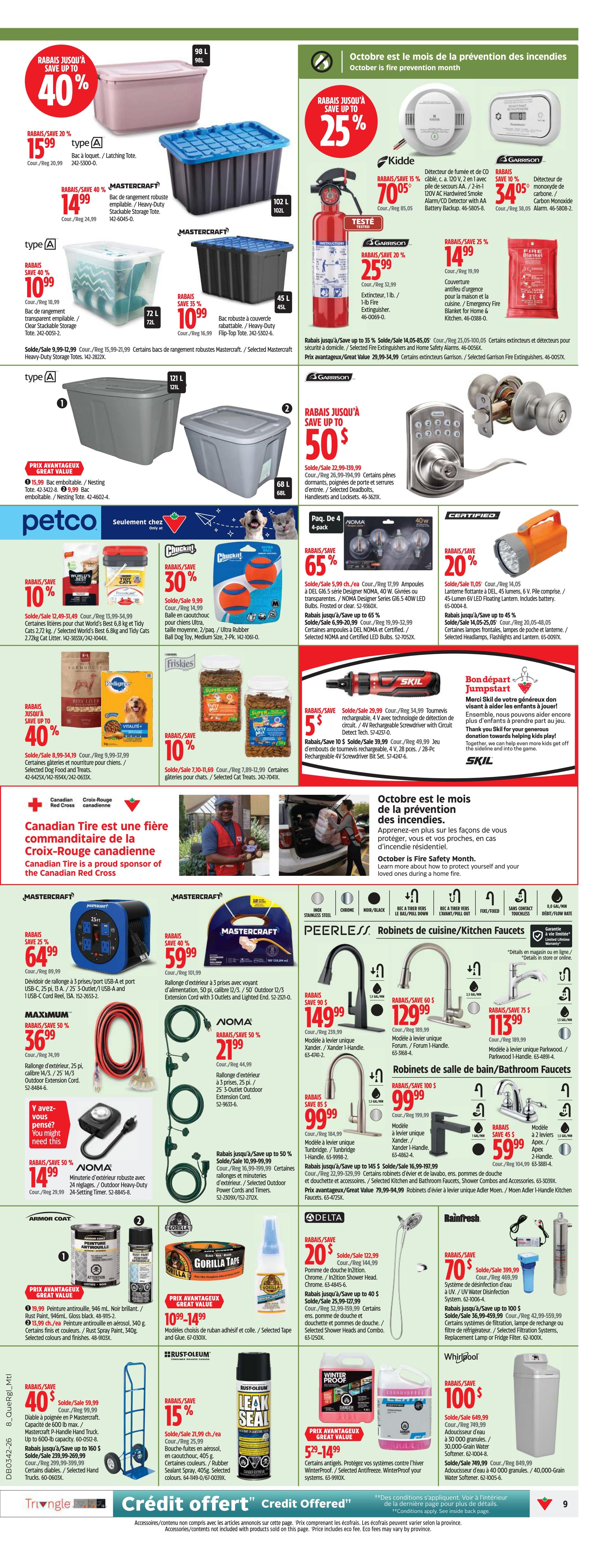 Canadian Tire (QC) Flyer October 15 to 21