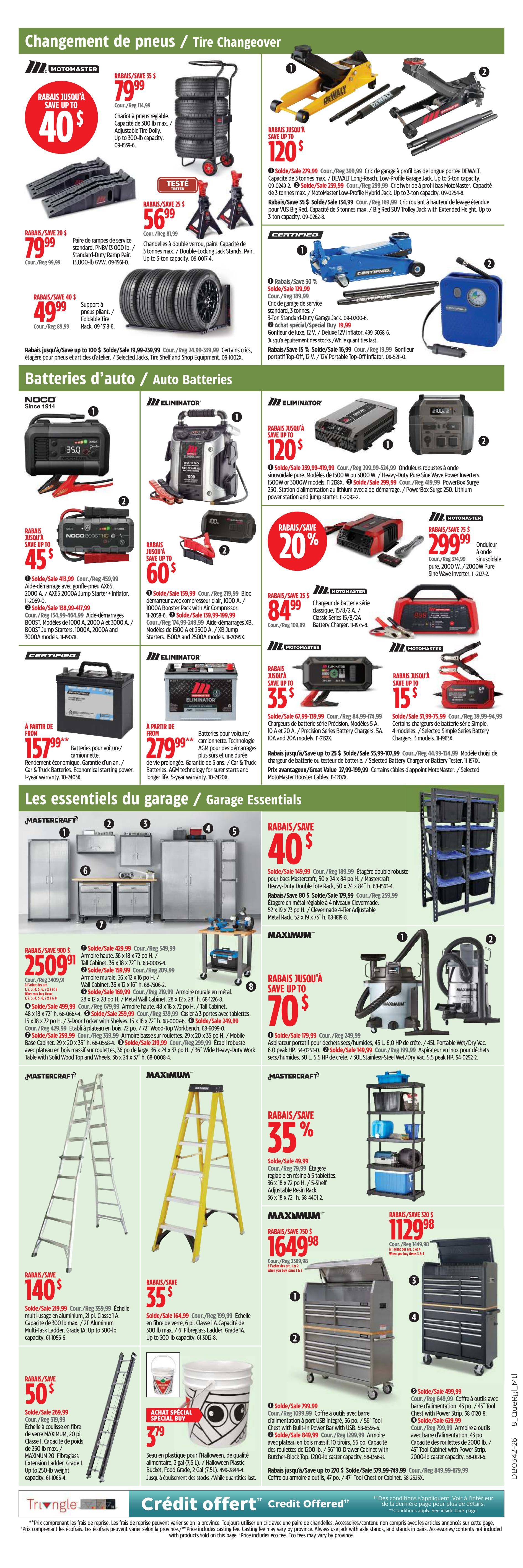 Canadian Tire (QC) Flyer October 15 to 21