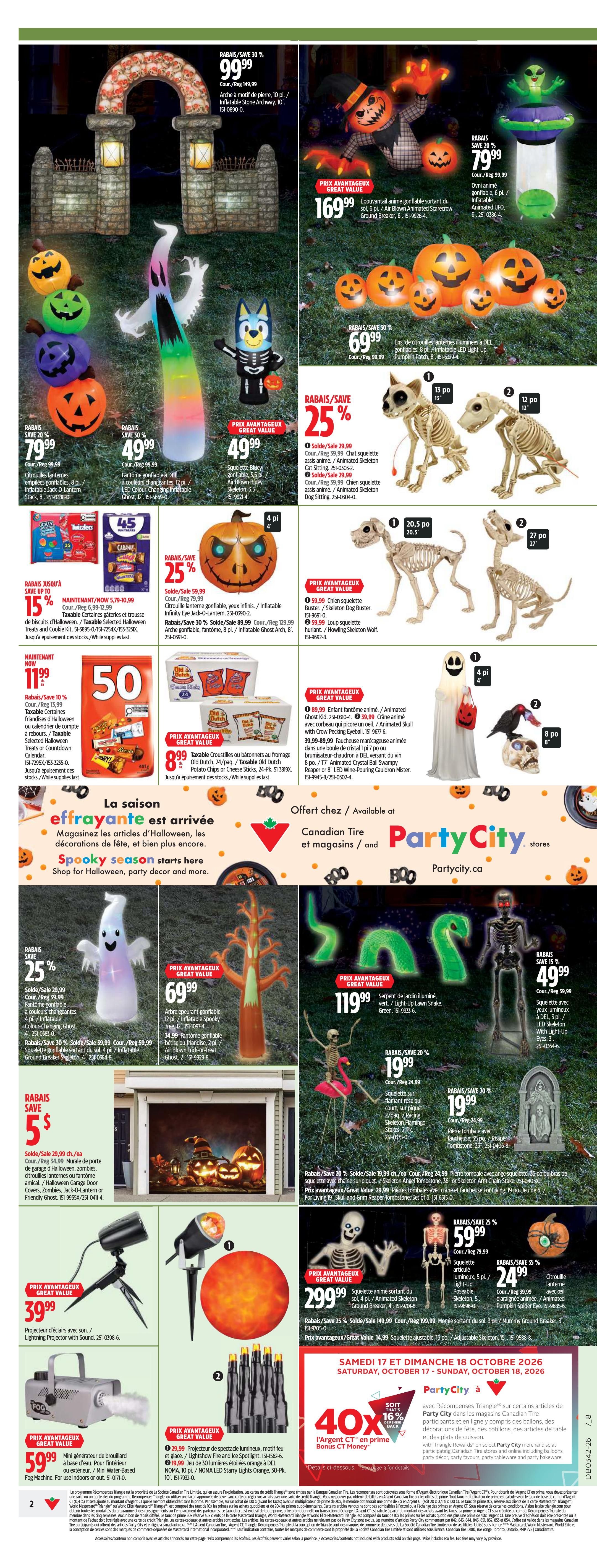 Canadian Tire (QC) Flyer October 15 to 21