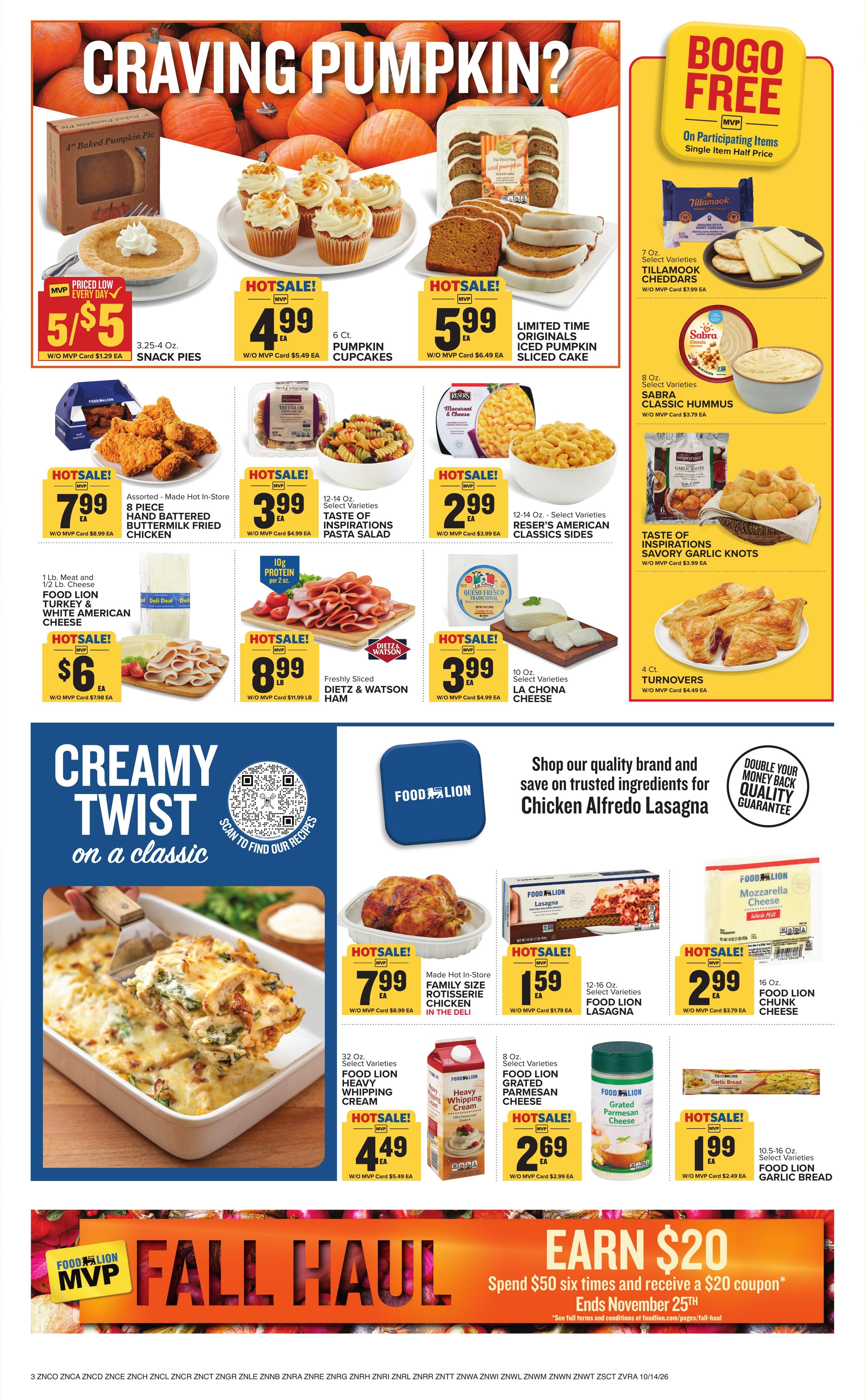 Food Lion (Wilmington Area, NC) Weekly Ad October 14 - 20, 2026