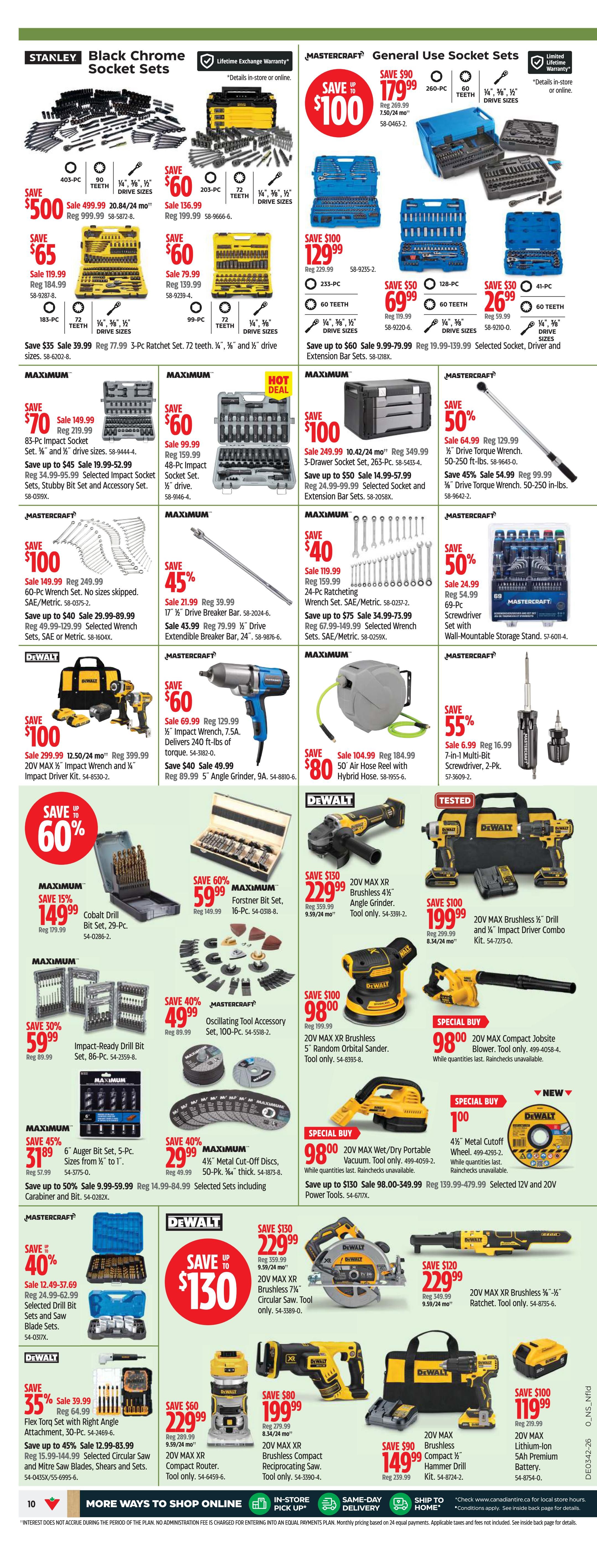 Canadian Tire (Atlantic) Flyer October 15 to 21