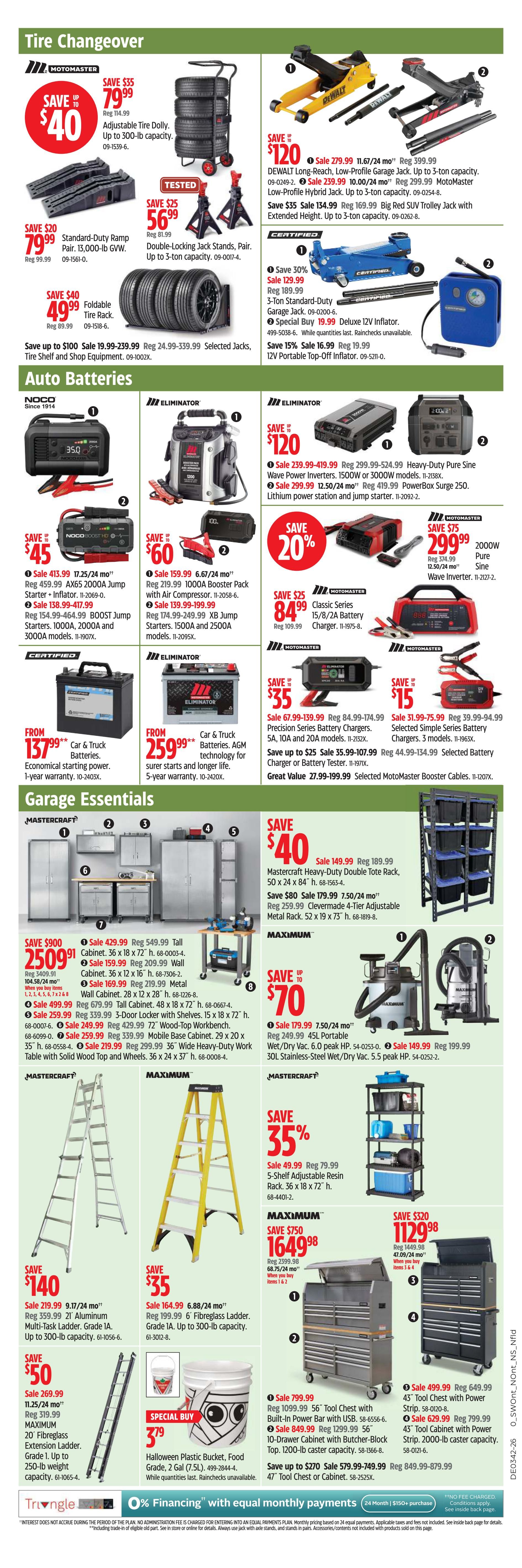 Canadian Tire (Atlantic) Flyer October 15 to 21