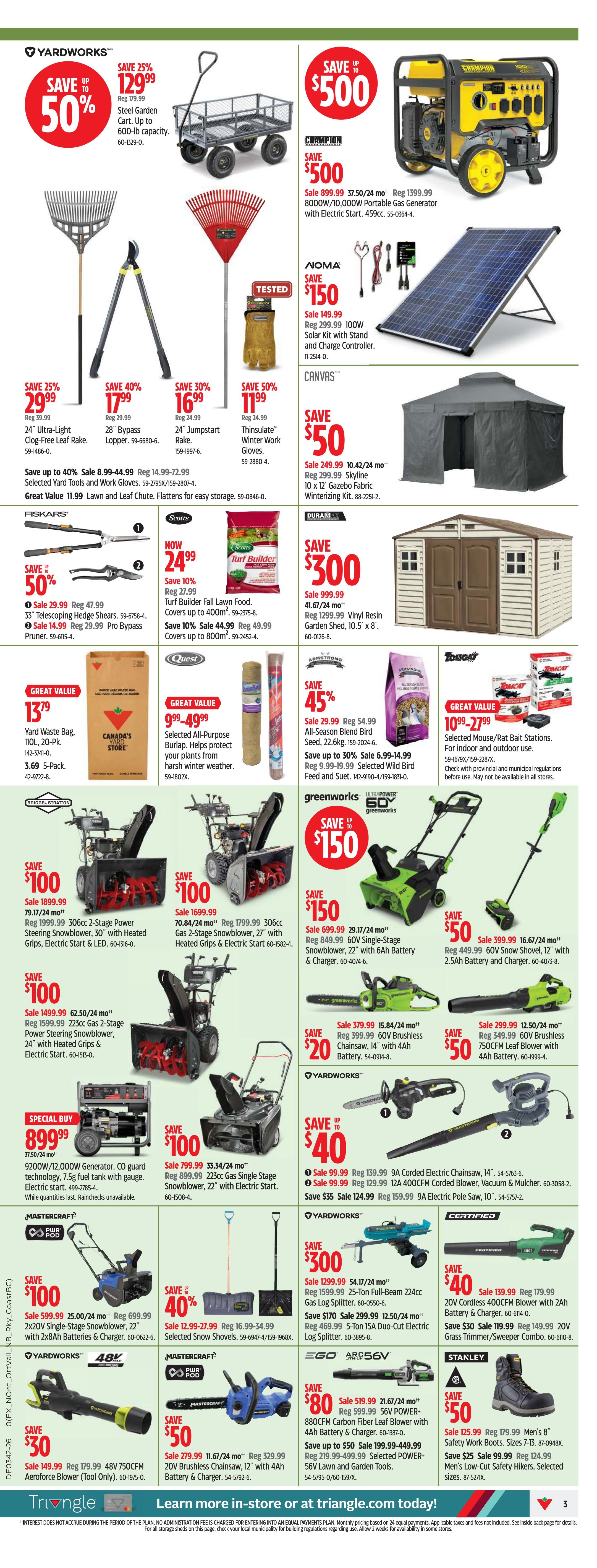 Canadian Tire (Atlantic) Flyer October 15 to 21