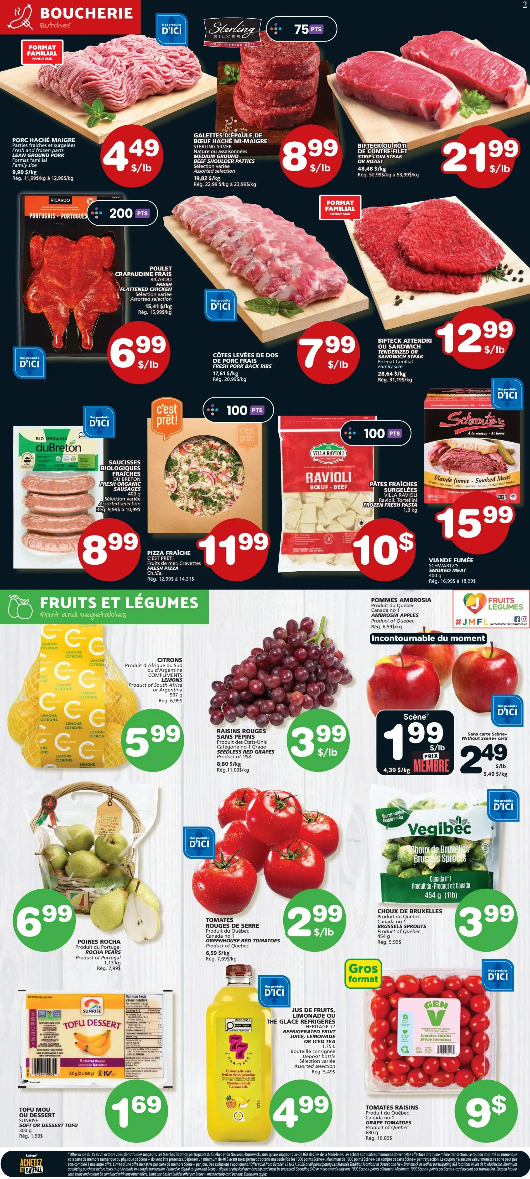 Coop IGA (QC) Flyer October 15 to 21