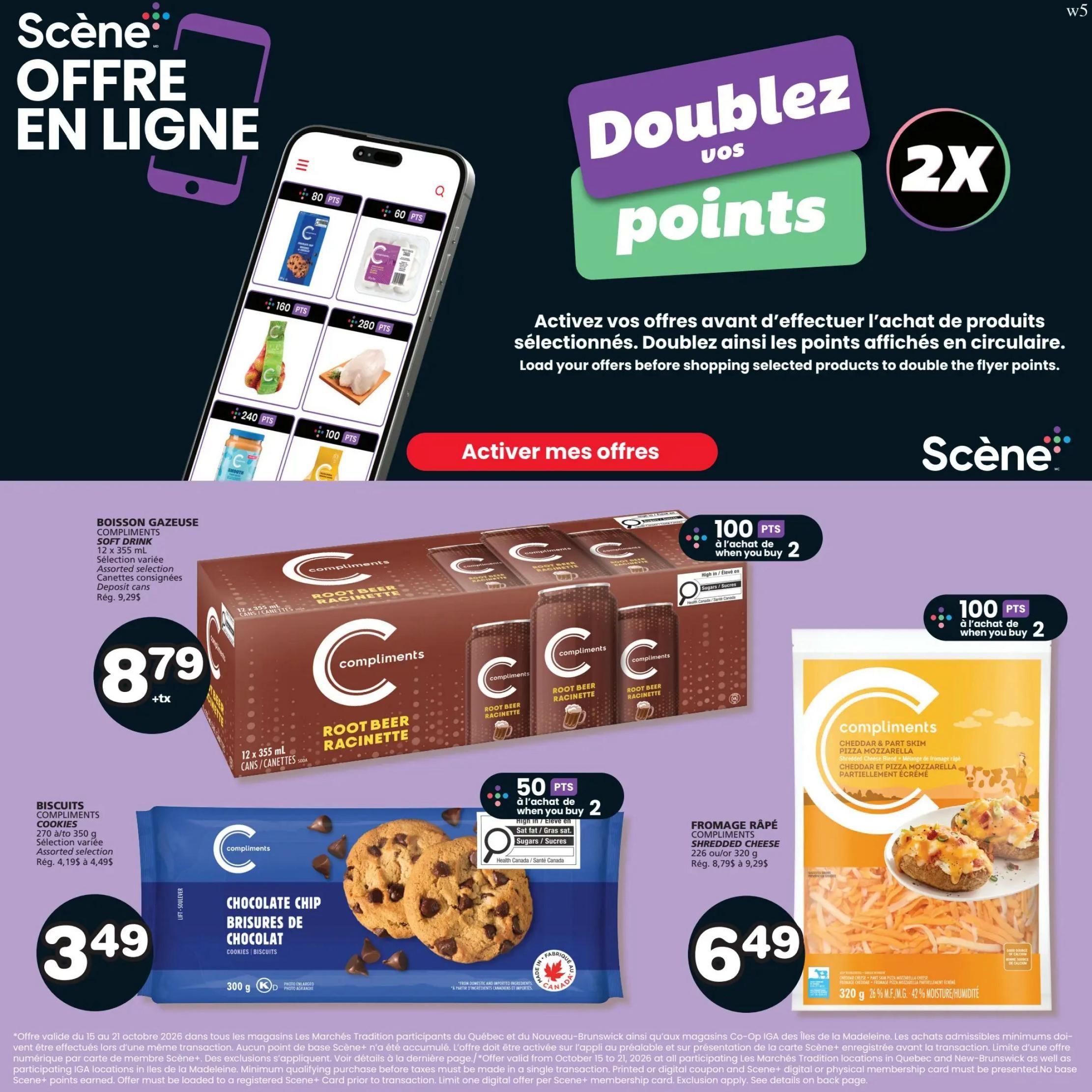 Coop IGA (QC) Flyer October 15 to 21