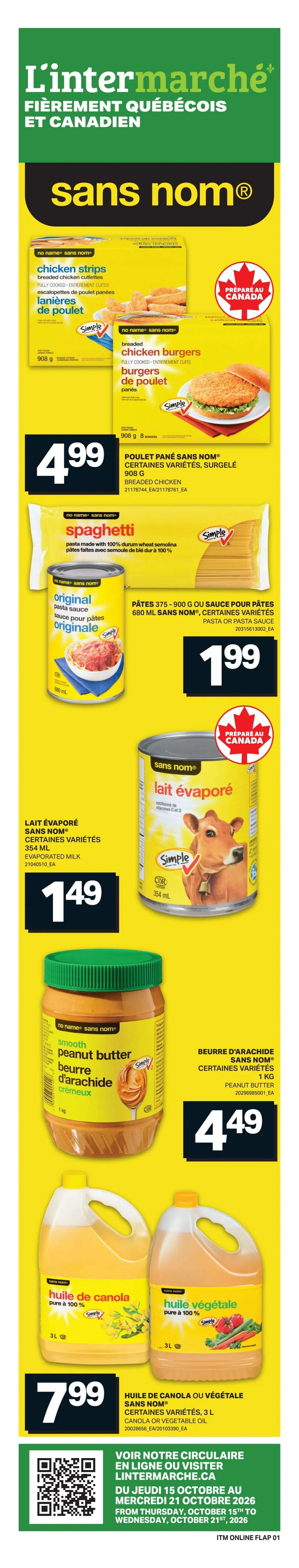 L'inter Marche Flyer October 15 to 21