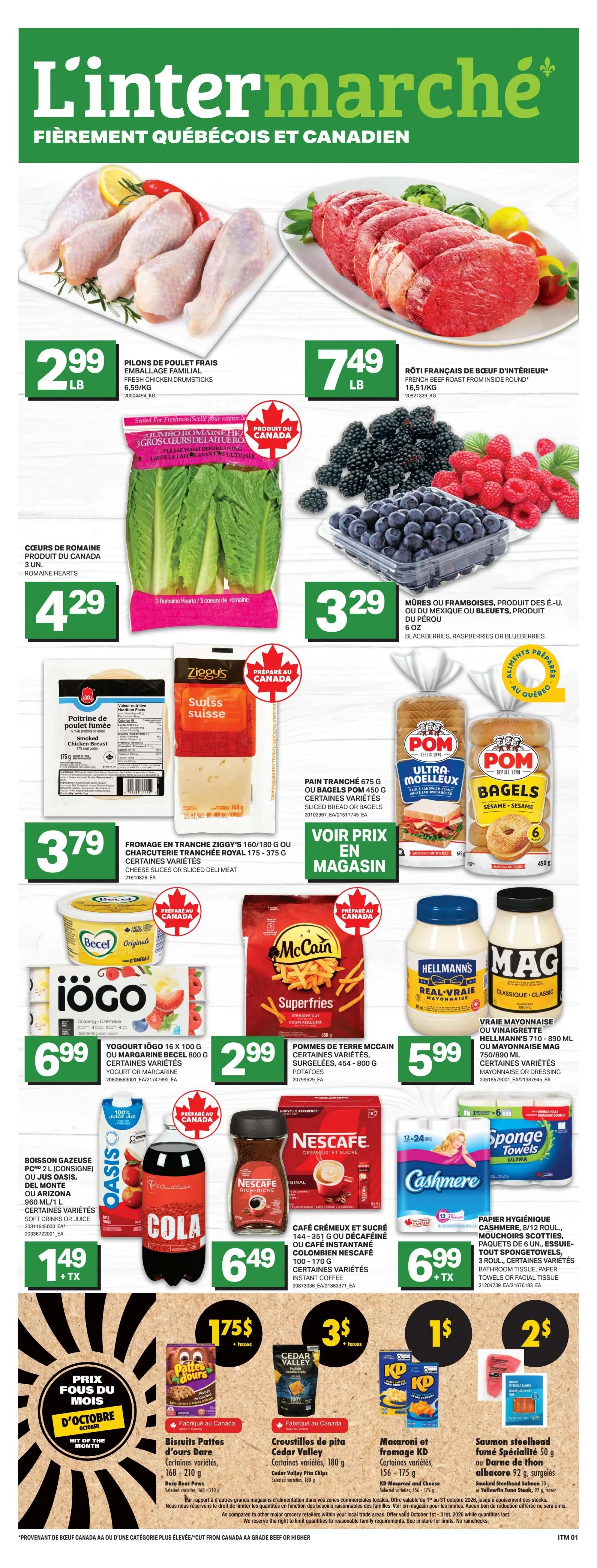 L'inter Marche Flyer October 15 to 21