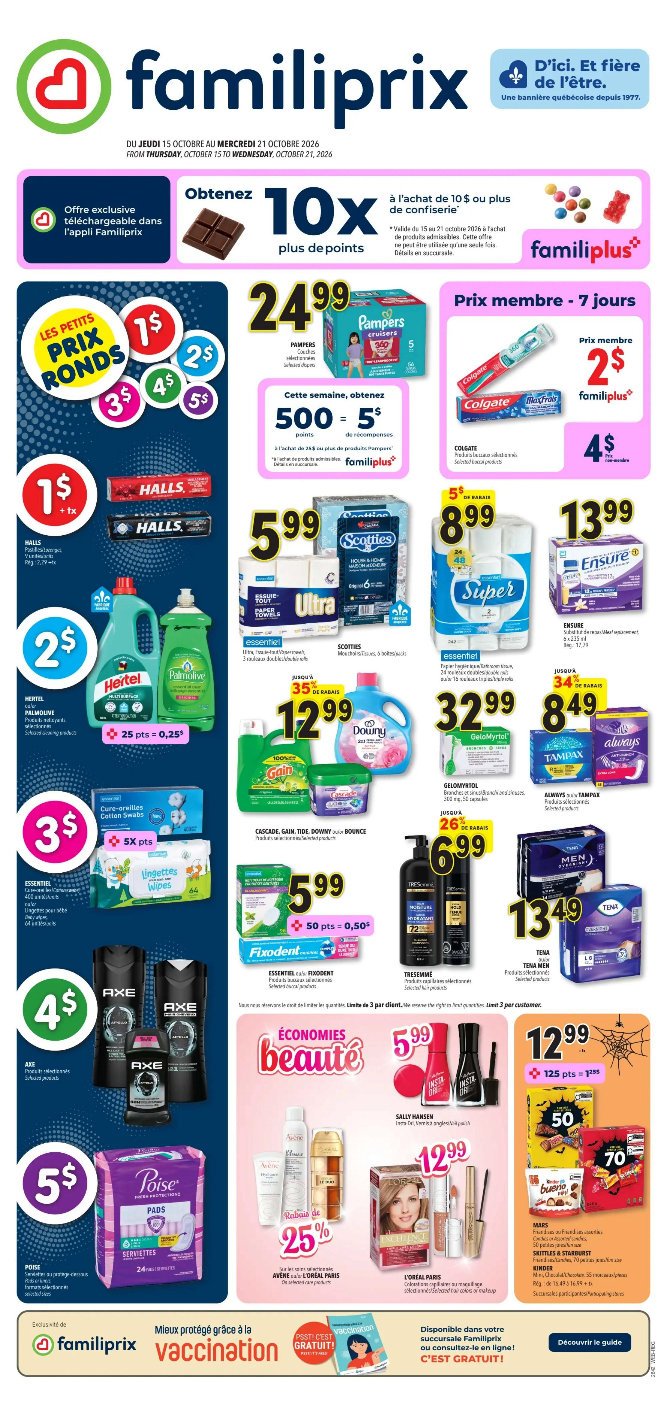 Familiprix Flyer October 15 to 21