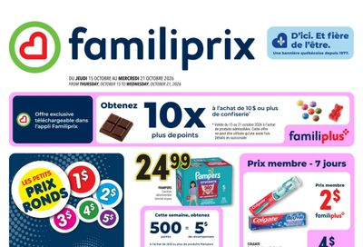 Familiprix Flyer October 15 to 21