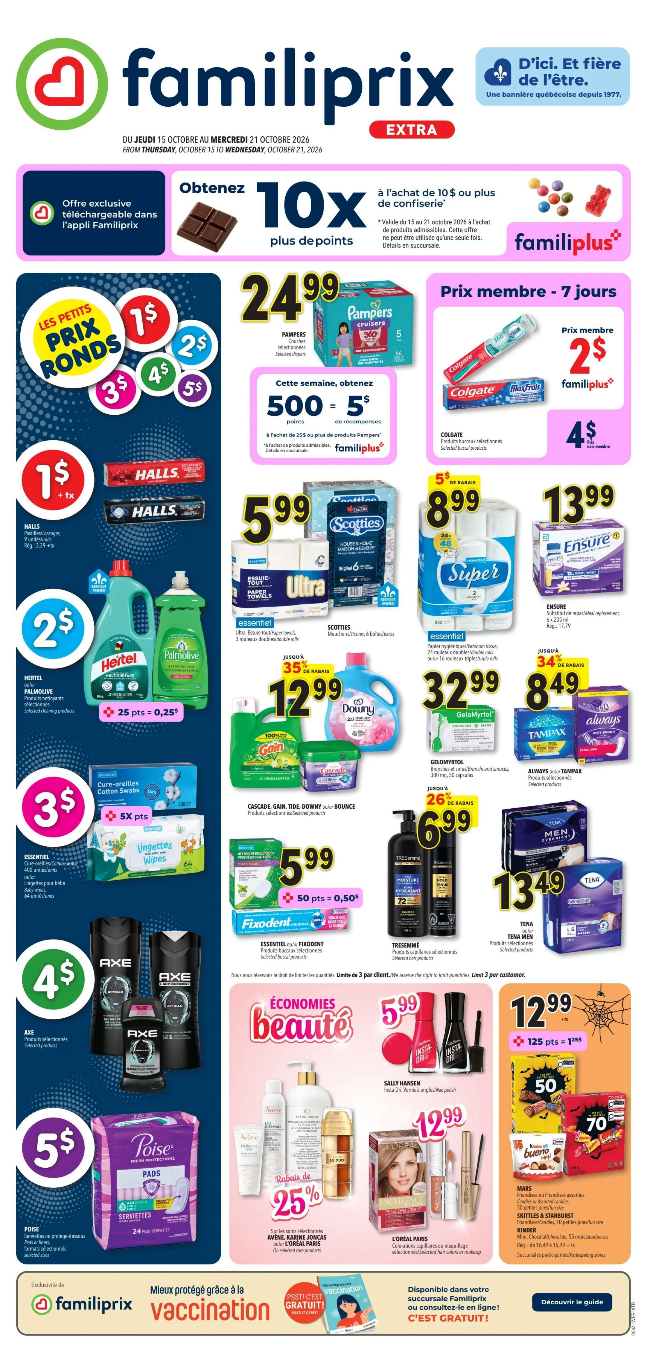 Familiprix Extra Flyer October 15 to 21