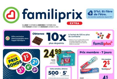 Familiprix Extra Flyer October 15 to 21