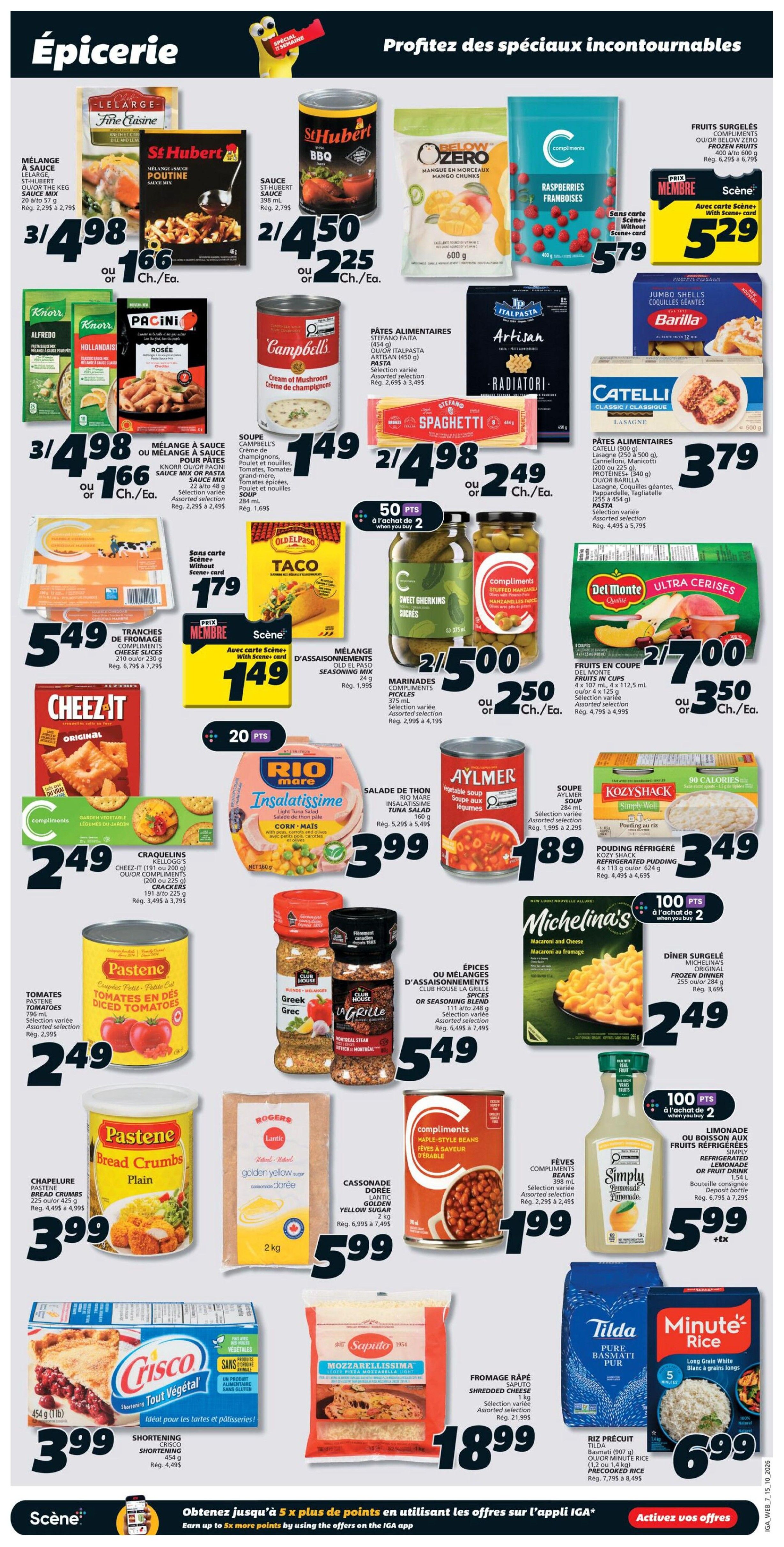 IGA (NB) Flyer October 15 to 21