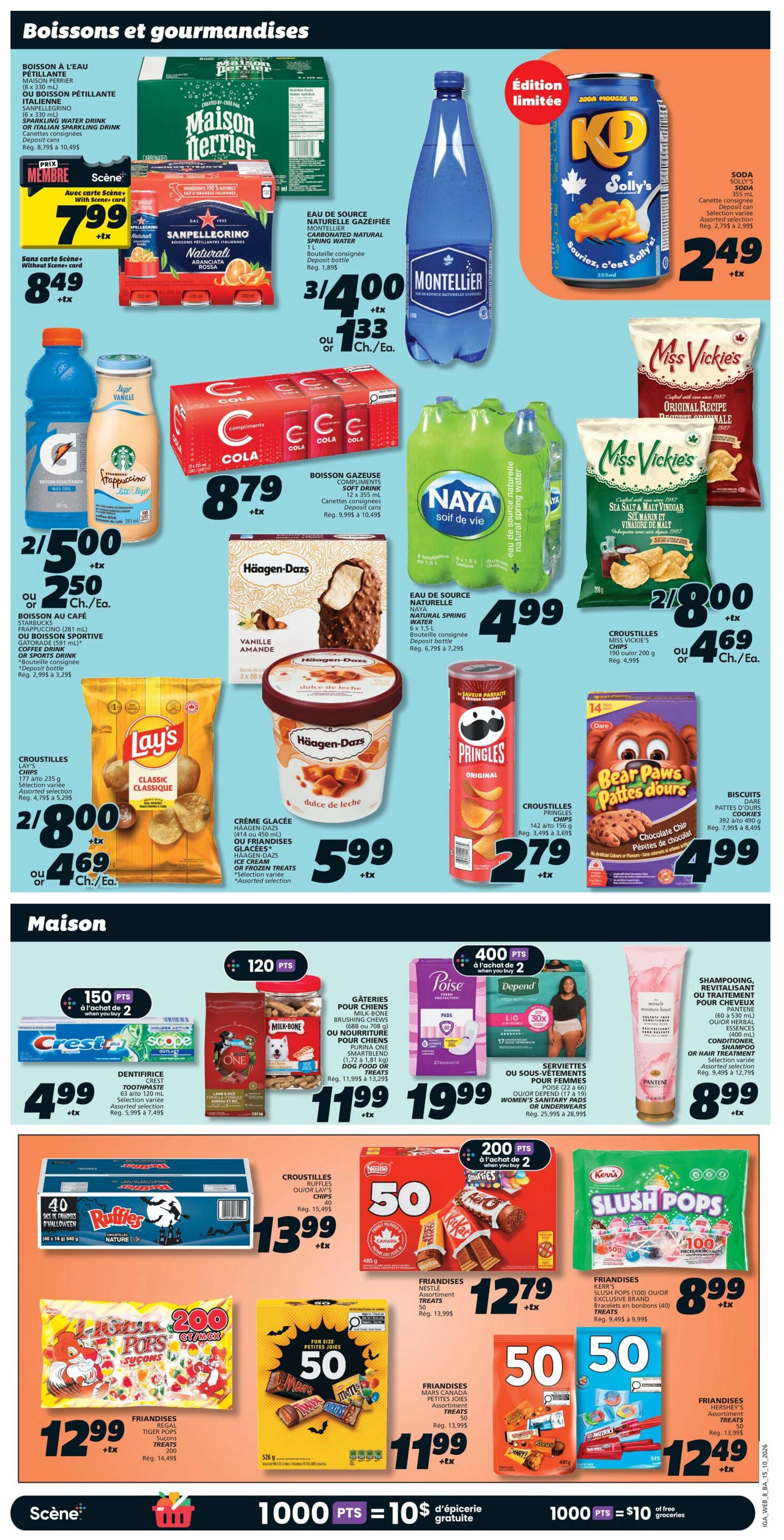 IGA (NB) Flyer October 15 to 21