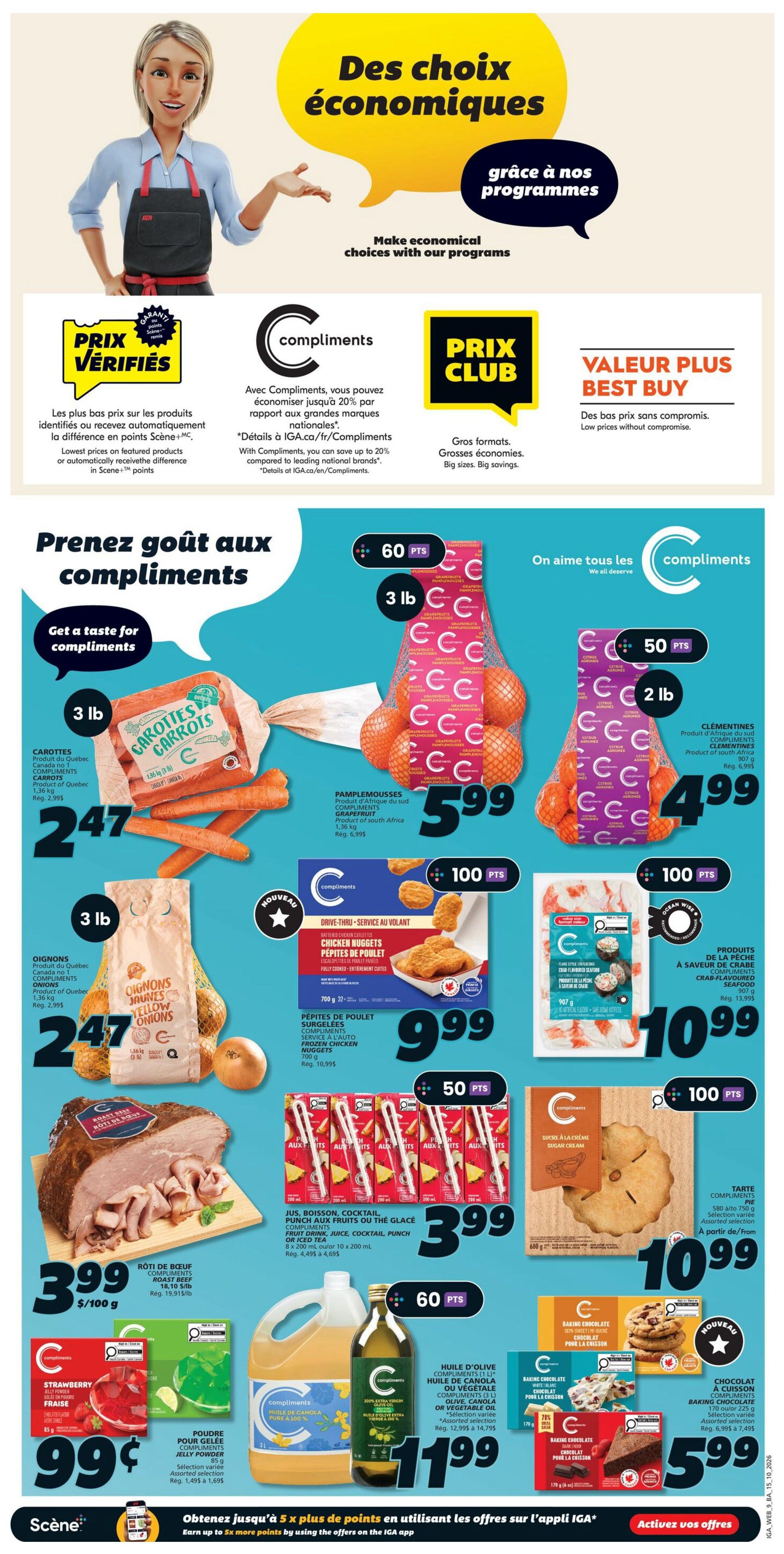 IGA (NB) Flyer October 15 to 21