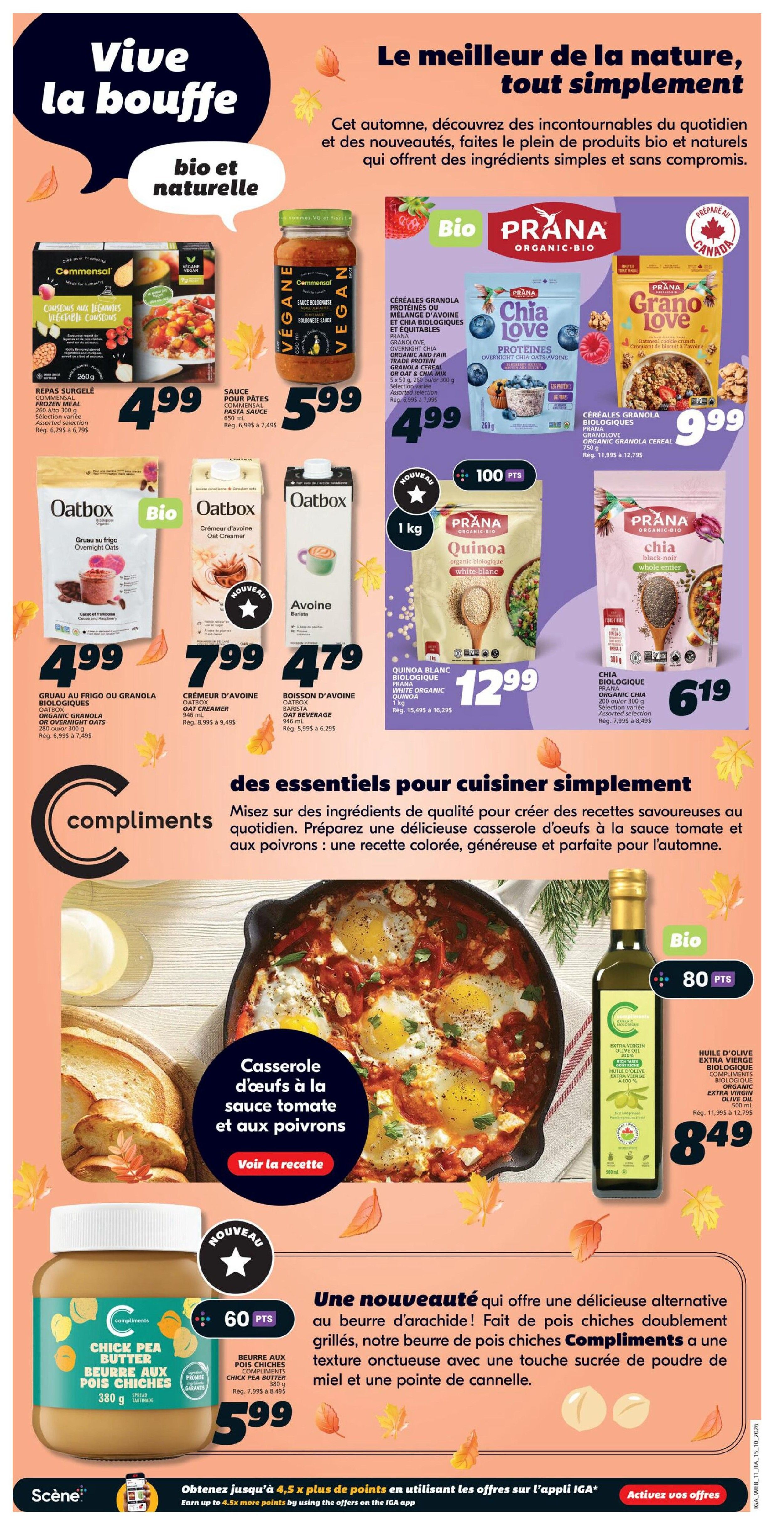 IGA (NB) Flyer October 15 to 21