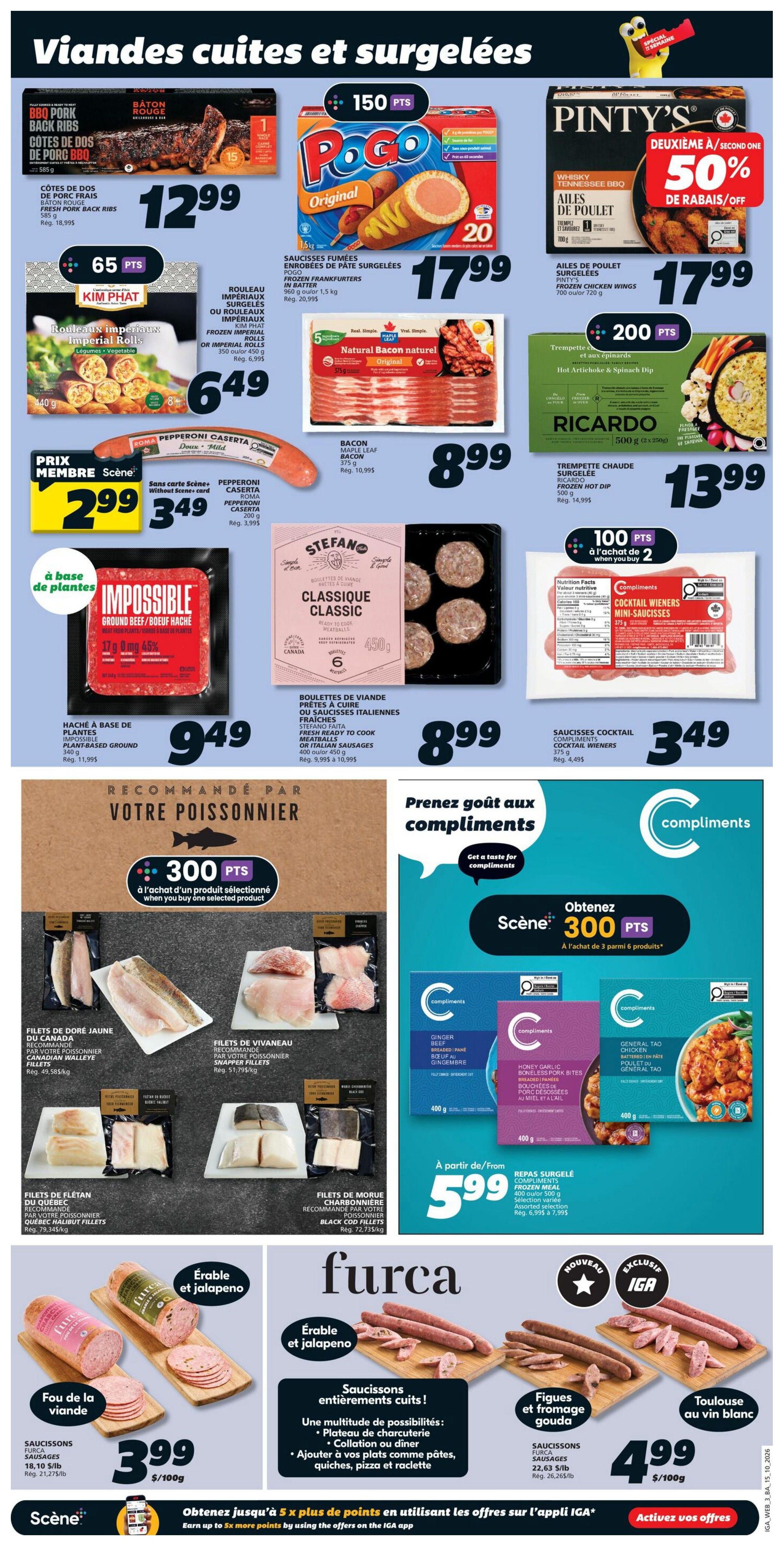 IGA (NB) Flyer October 15 to 21