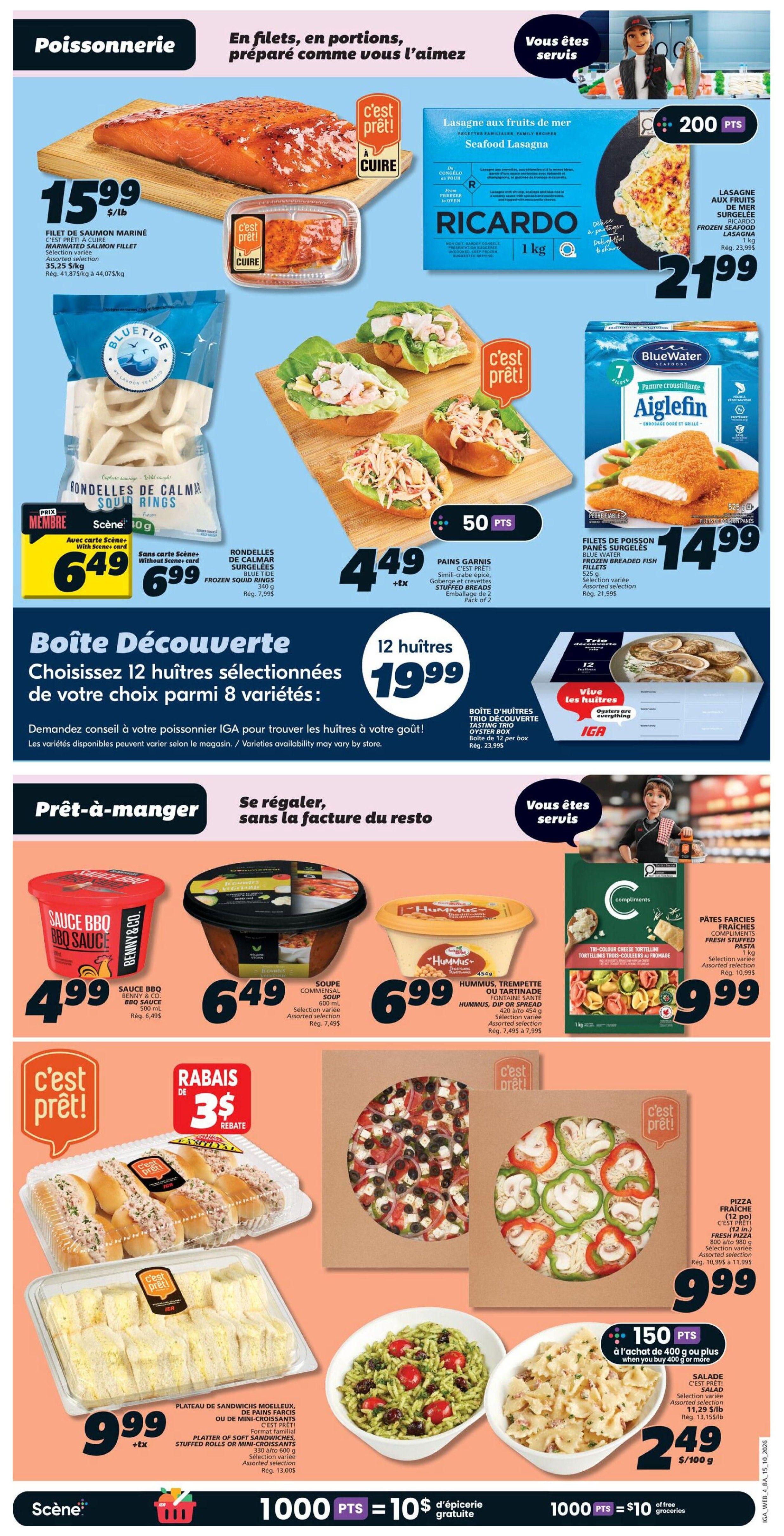 IGA (NB) Flyer October 15 to 21