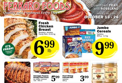 Ferraro Foods Bi-Weekly Flyer October 13 to 26