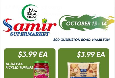 Samir Supermarket (Hamilton) Flyer October 13 and 14