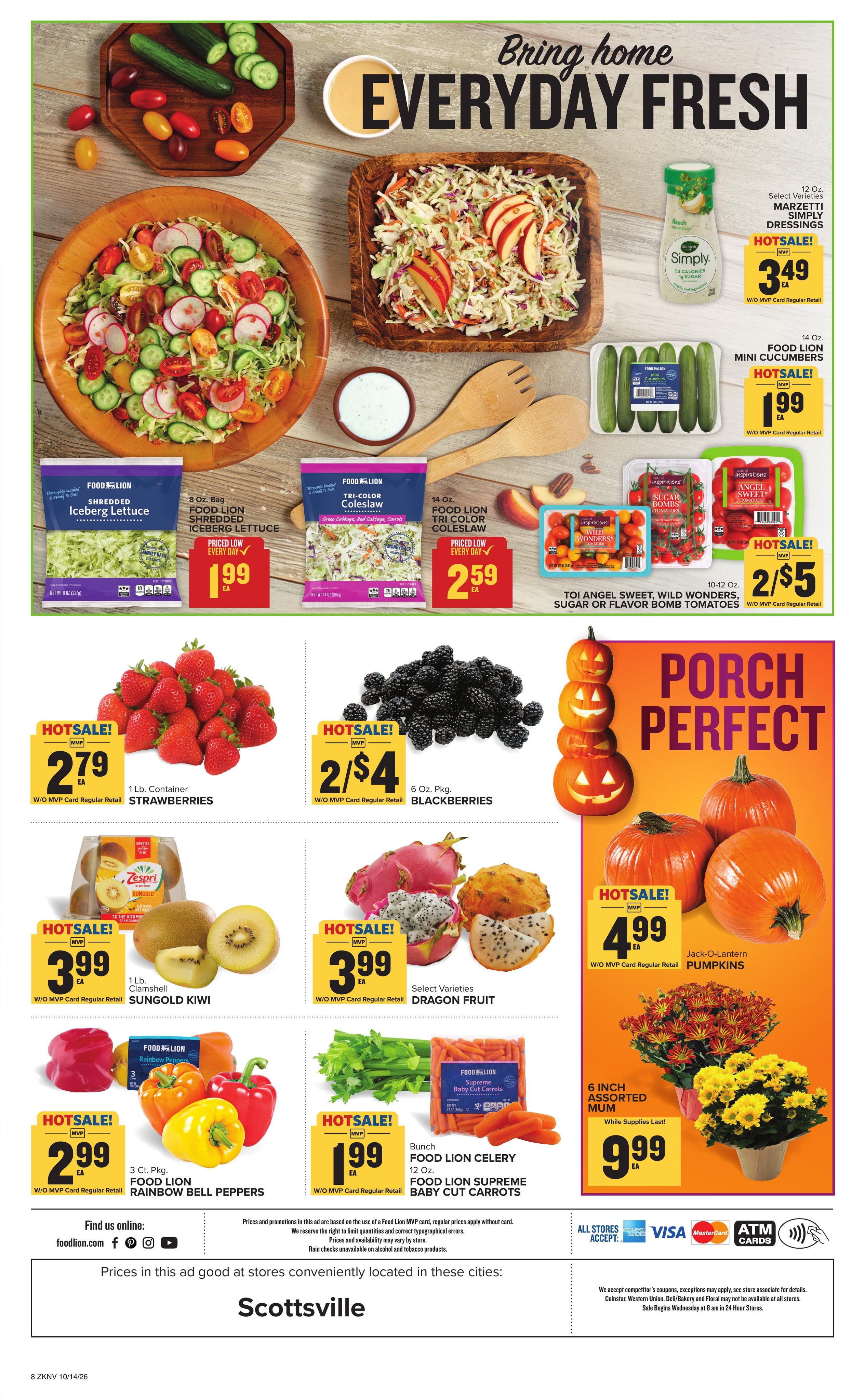 Food Lion (Bowling Green Area, KY) Weekly Ad October 14 - 20, 2026