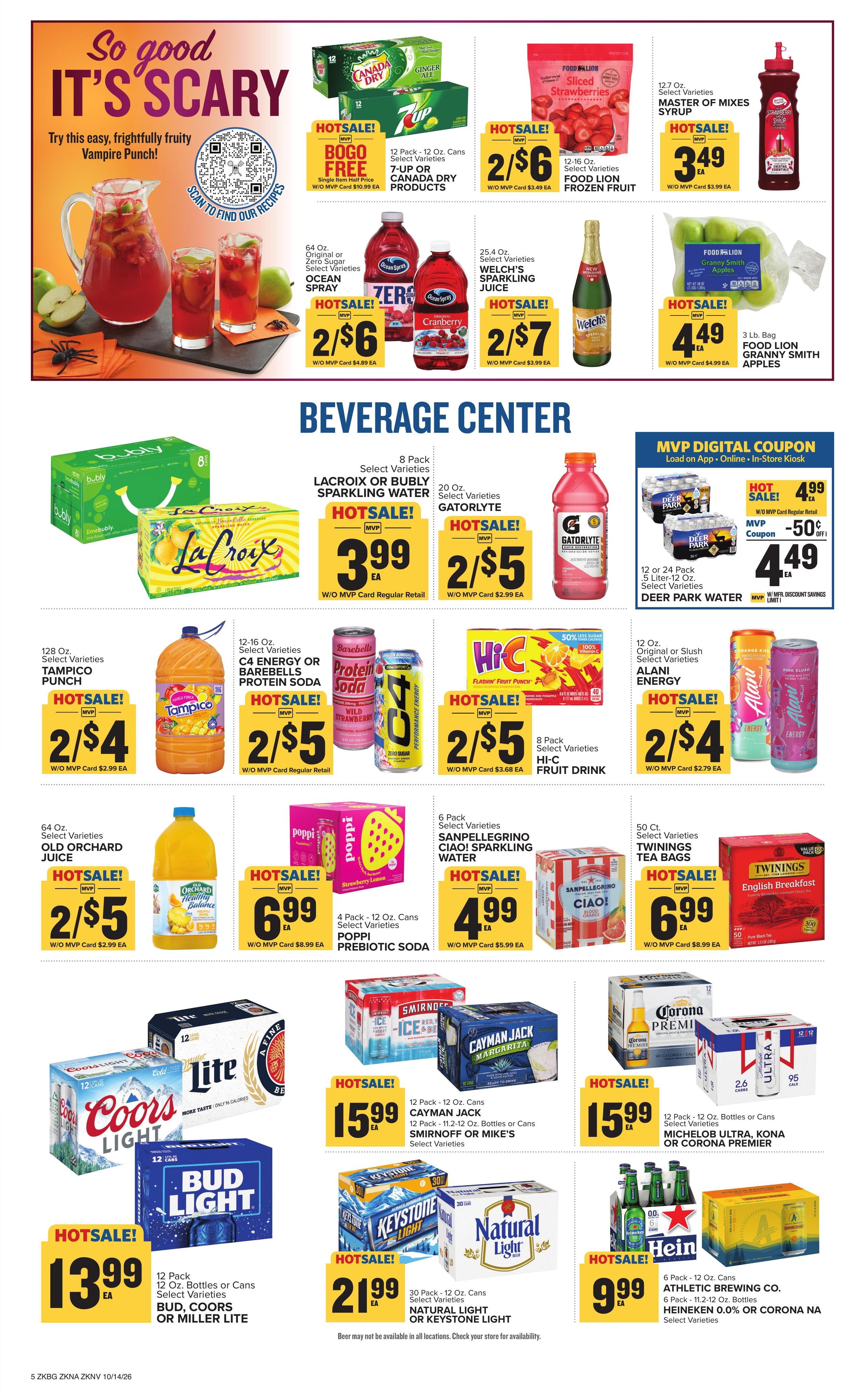 Food Lion (Hopkinsville Area, KY) Weekly Ad October 14 - 20, 2026