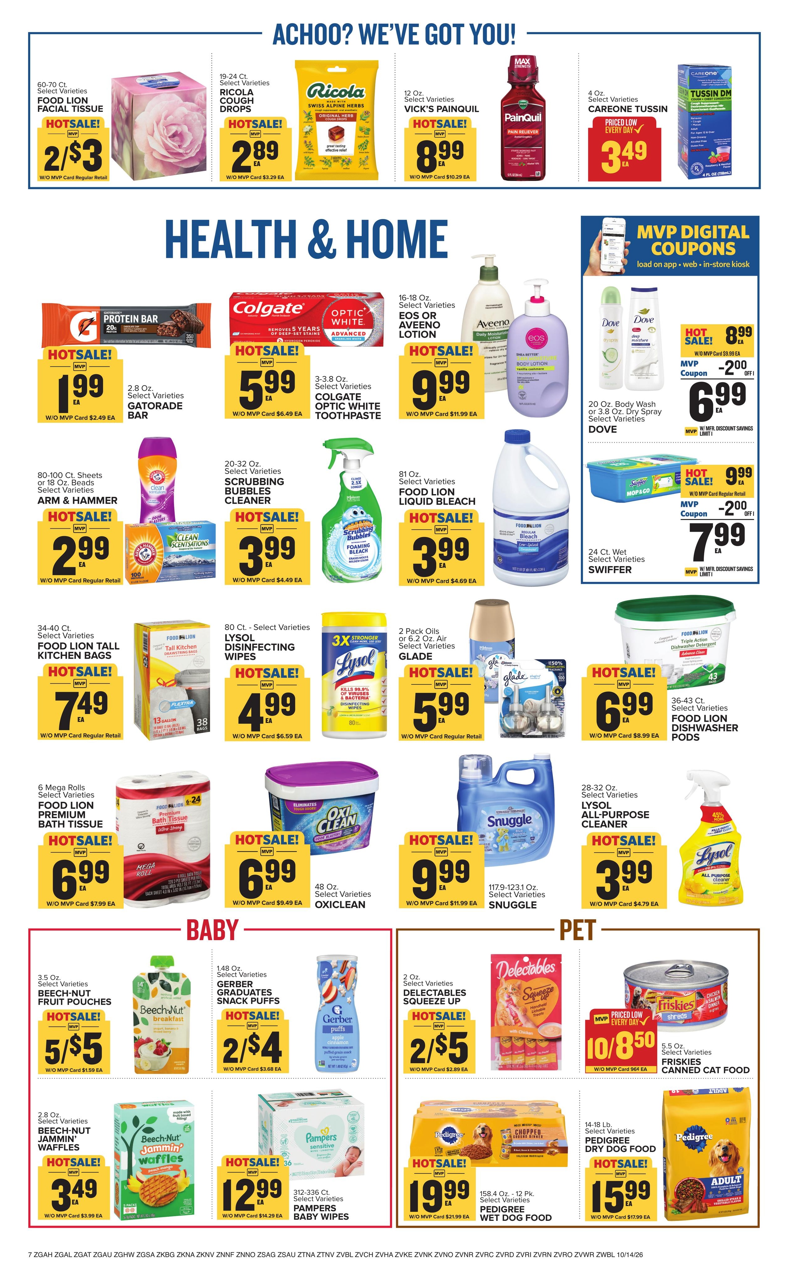 Food Lion (Hopkinsville Area, KY) Weekly Ad October 14 - 20, 2026