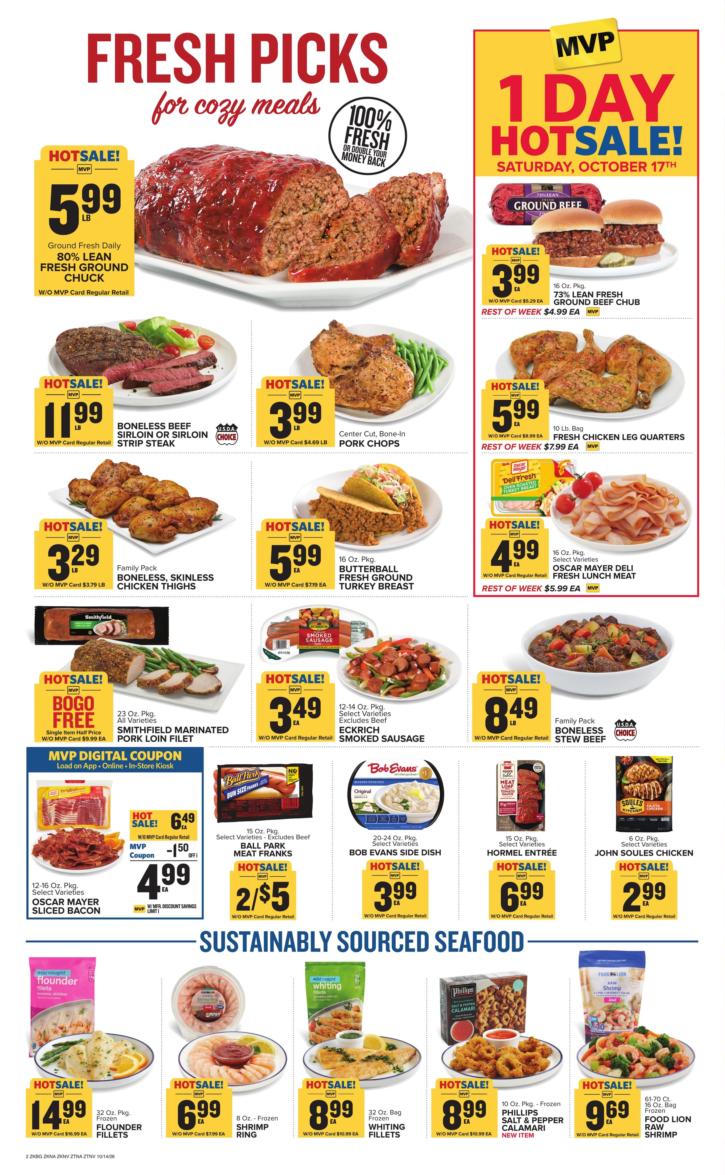 Food Lion (Hopkinsville Area, KY) Weekly Ad October 14 - 20, 2026