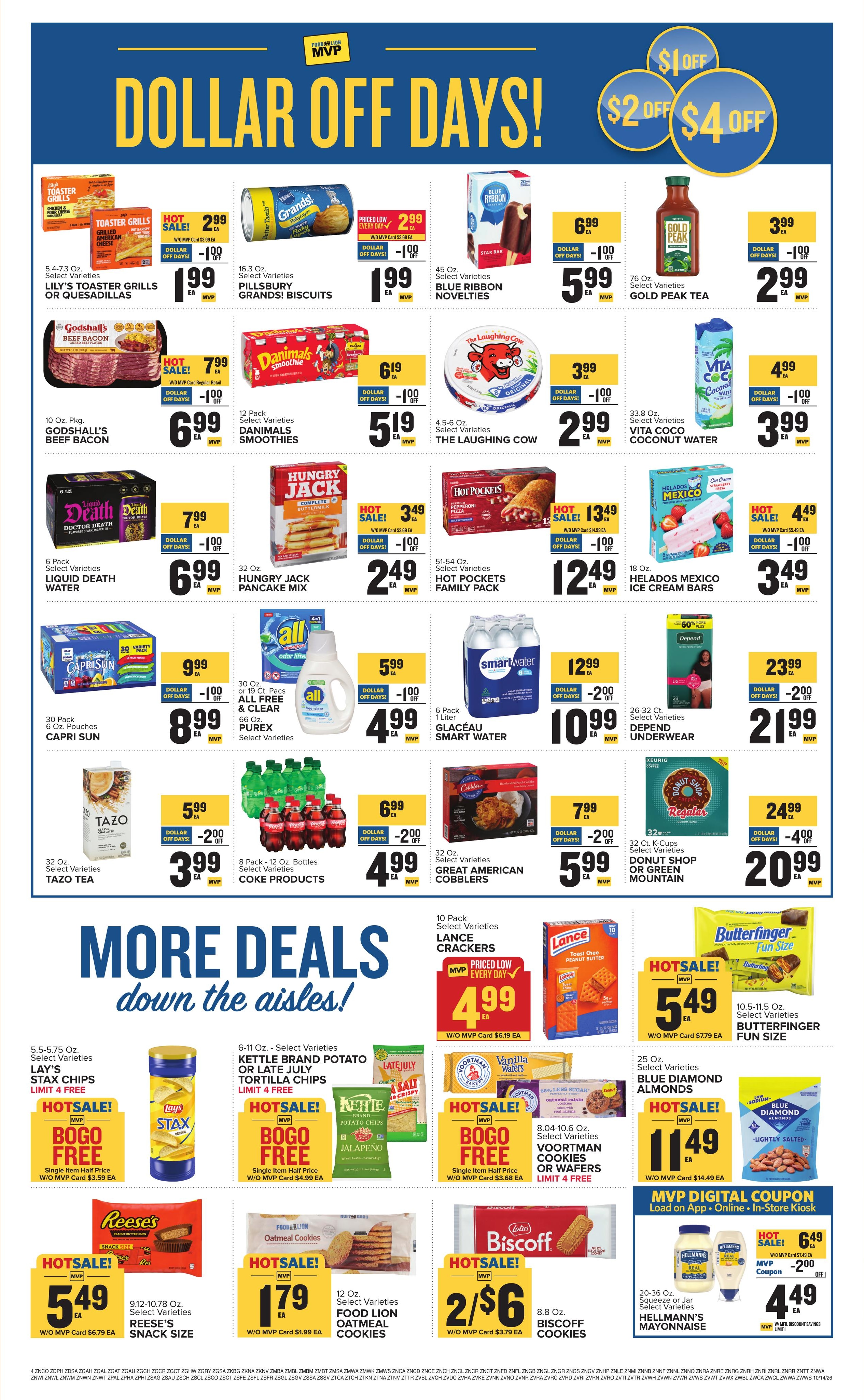 Food Lion (Hopkinsville Area, KY) Weekly Ad October 14 - 20, 2026