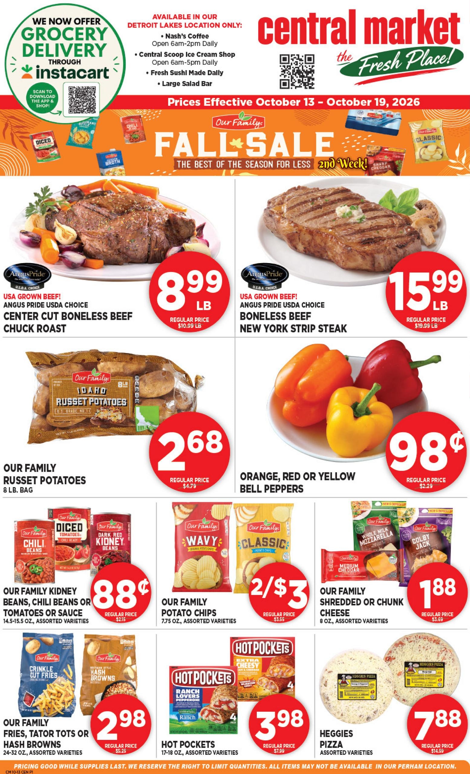 Central Market Weekly Ad October 13 - 19, 2026