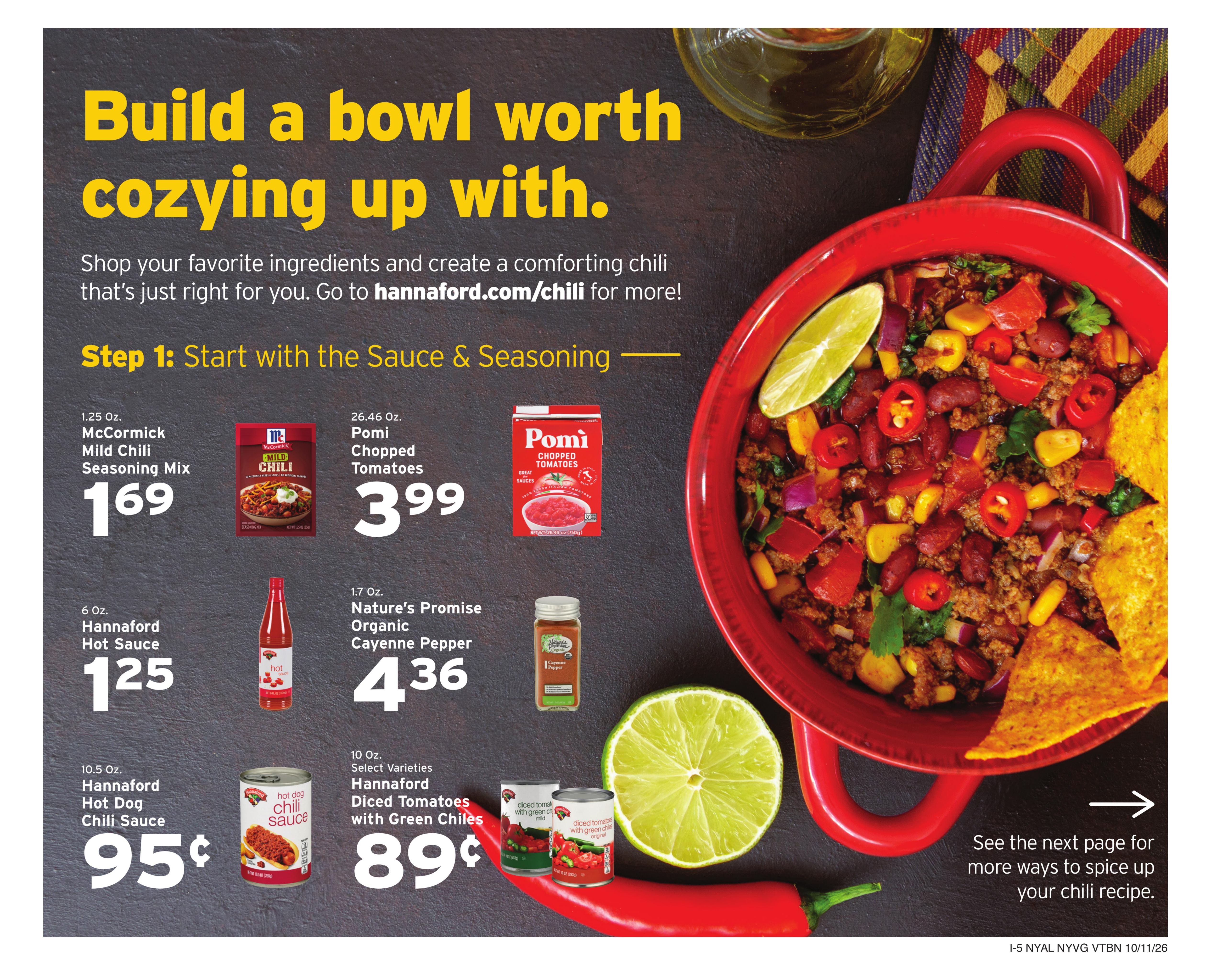 Hannaford (Highland Area, NY) Week 42 Flyer for Flipp Weekly Ad October 11 - 17, 2026
