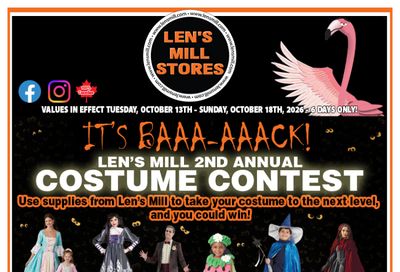Len's Mill Stores Flyer October 13 to 18