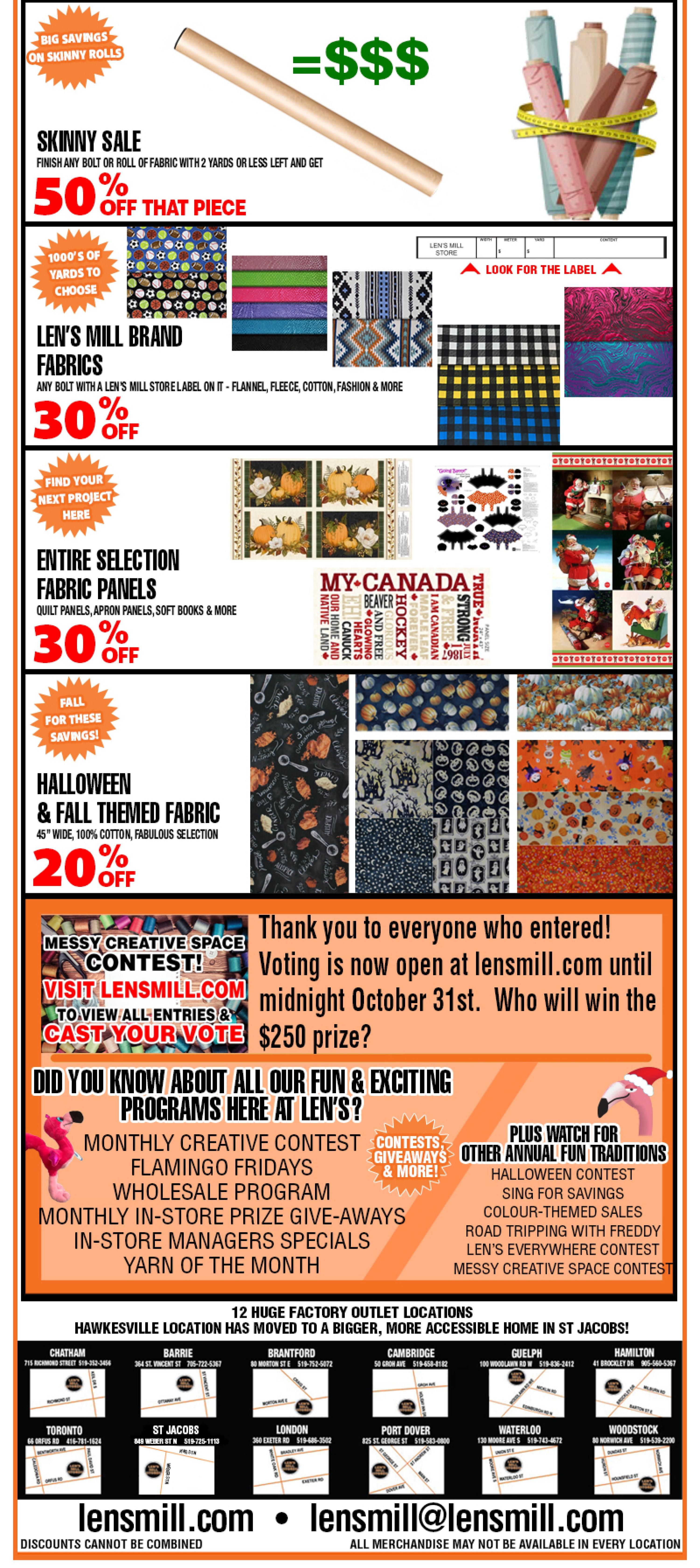 Len's Mill Stores Flyer October 13 to 18