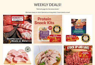 Robert's Quality Fresh Meats Flyer October 12 to 19